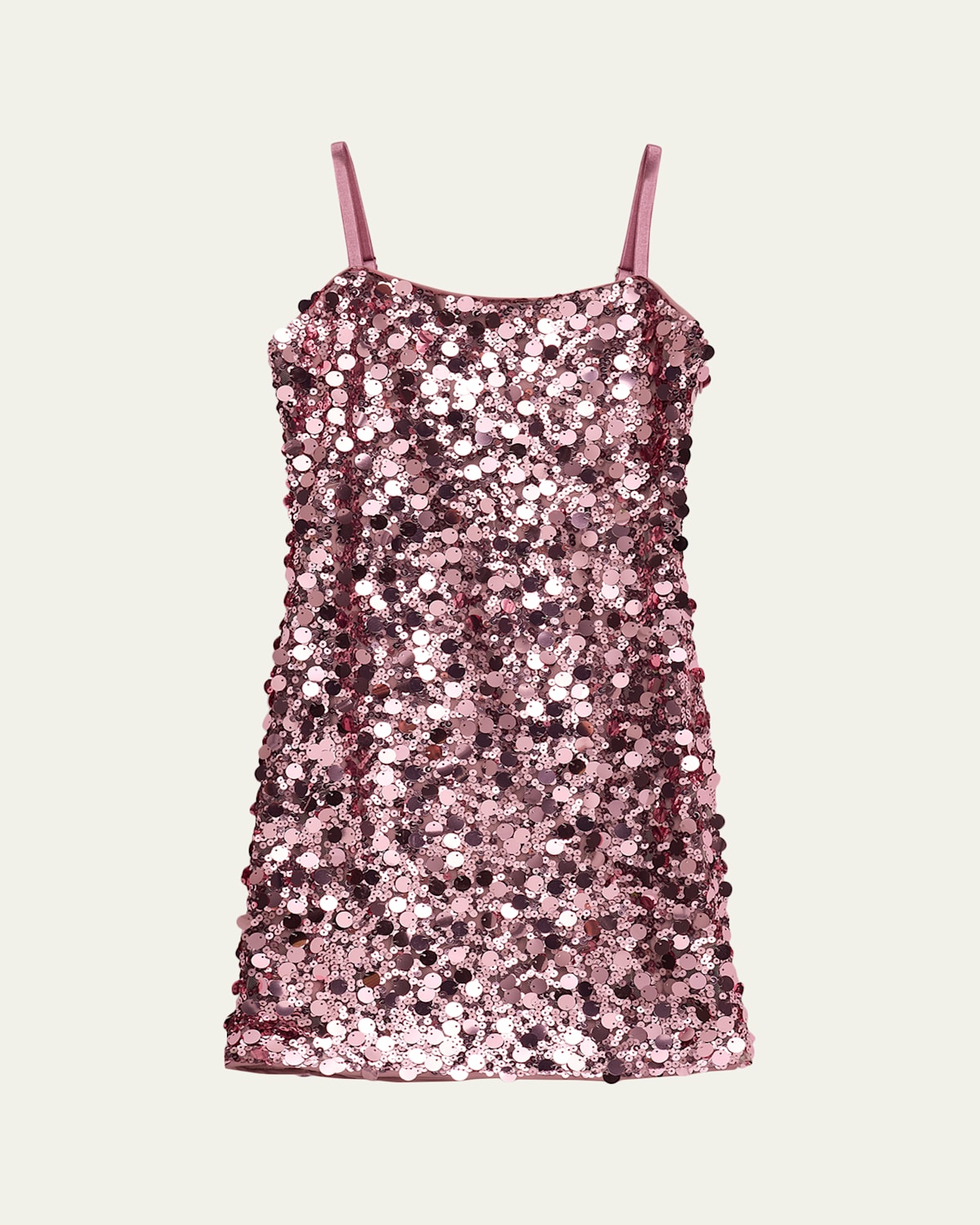 Katiej Nyc Girl's Tween Tia Sequined Mini Shift Dress In Multi
