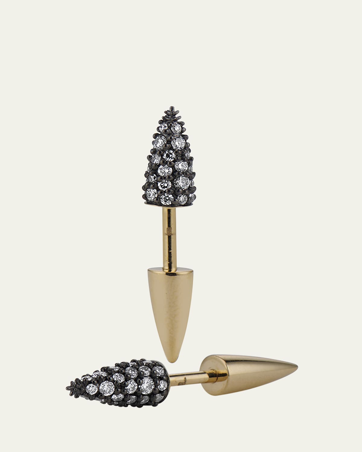 JV INSARDI 18K DIAMOND SPIKE Earrings - Women's Jewelry And Watches