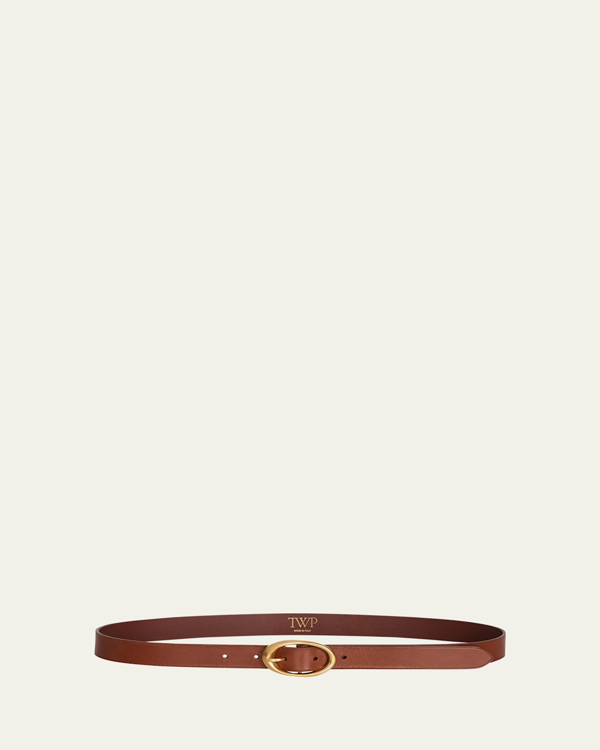TWP Narrow Leather Belt
