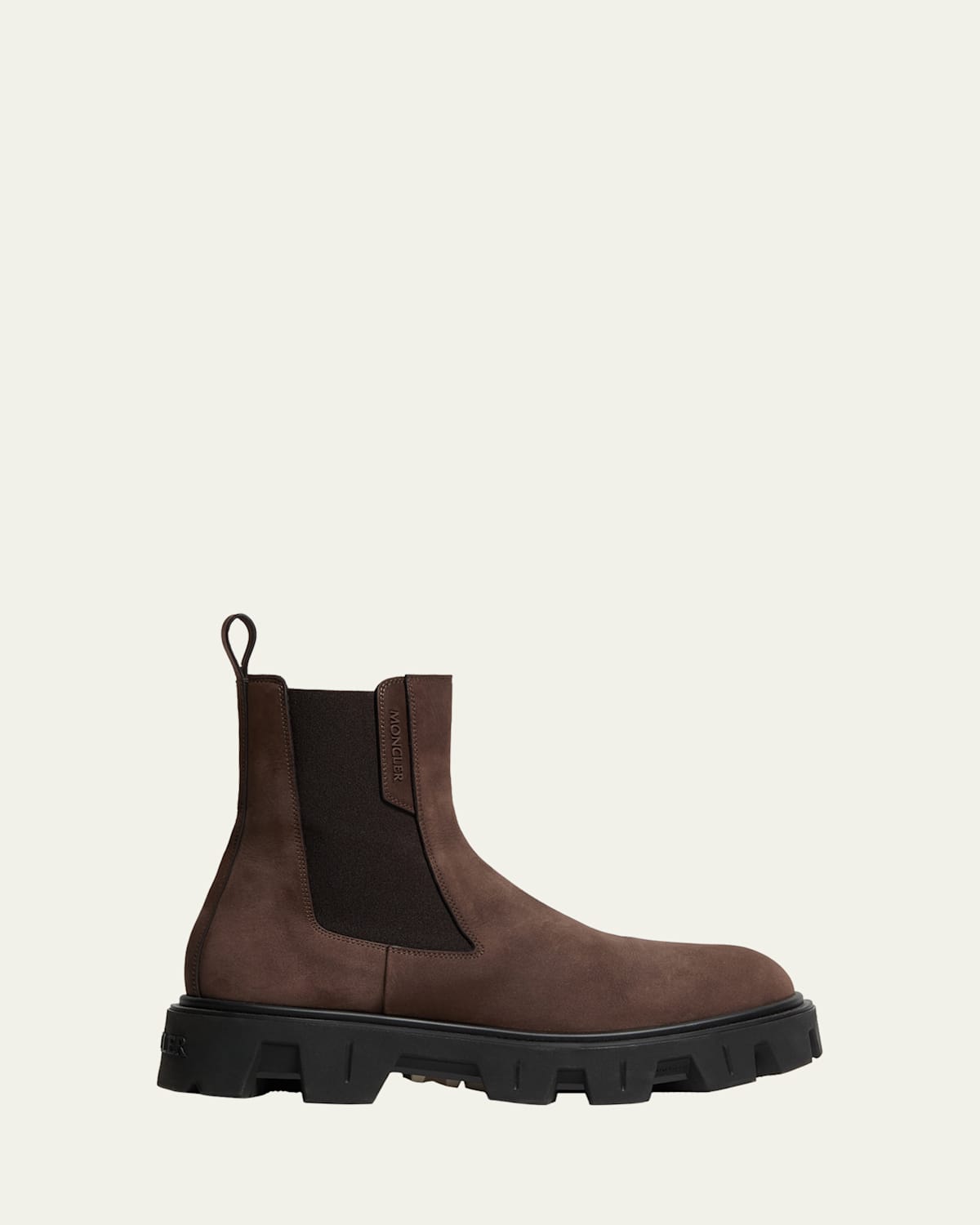 Moncler Peak City Chelsea Ankle Boots Sneakers Brown In Brown