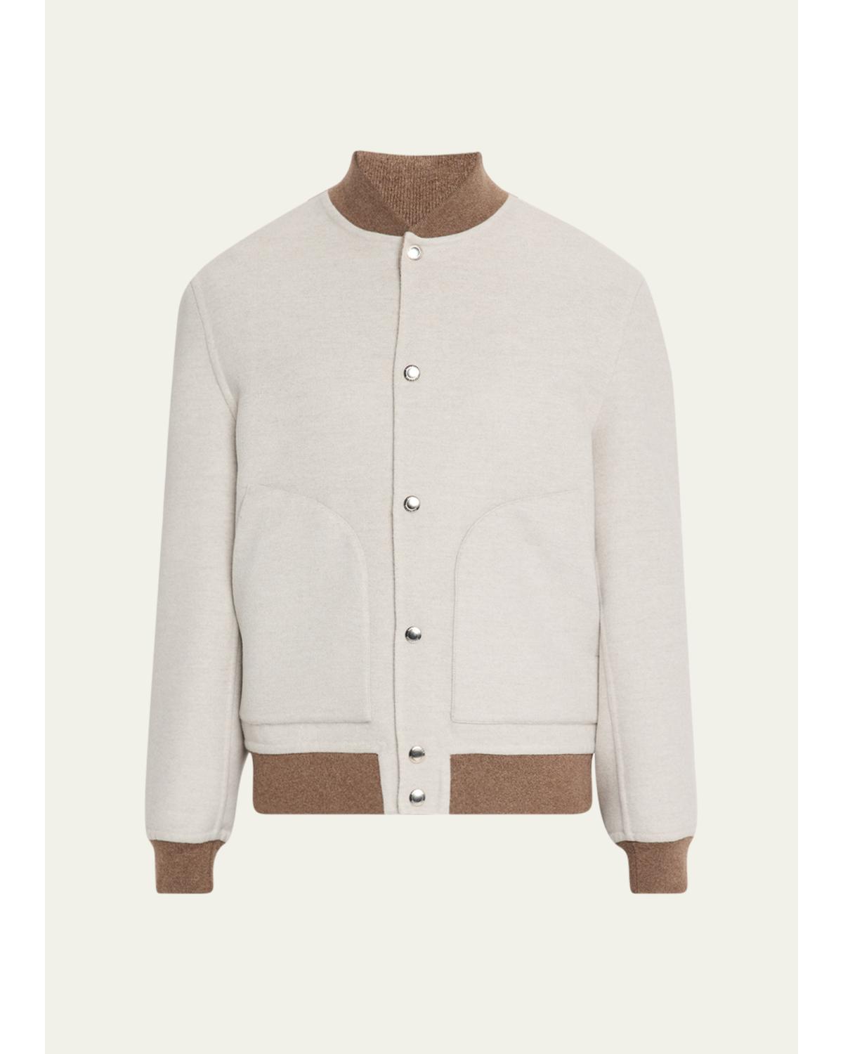 Men'S Cashmere Blouson Jacket