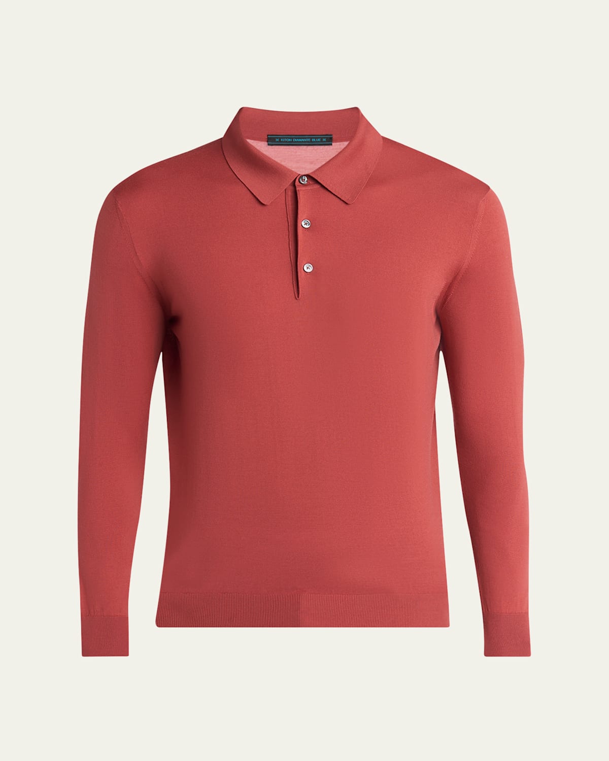 Men's Slim Wool Polo Sweater