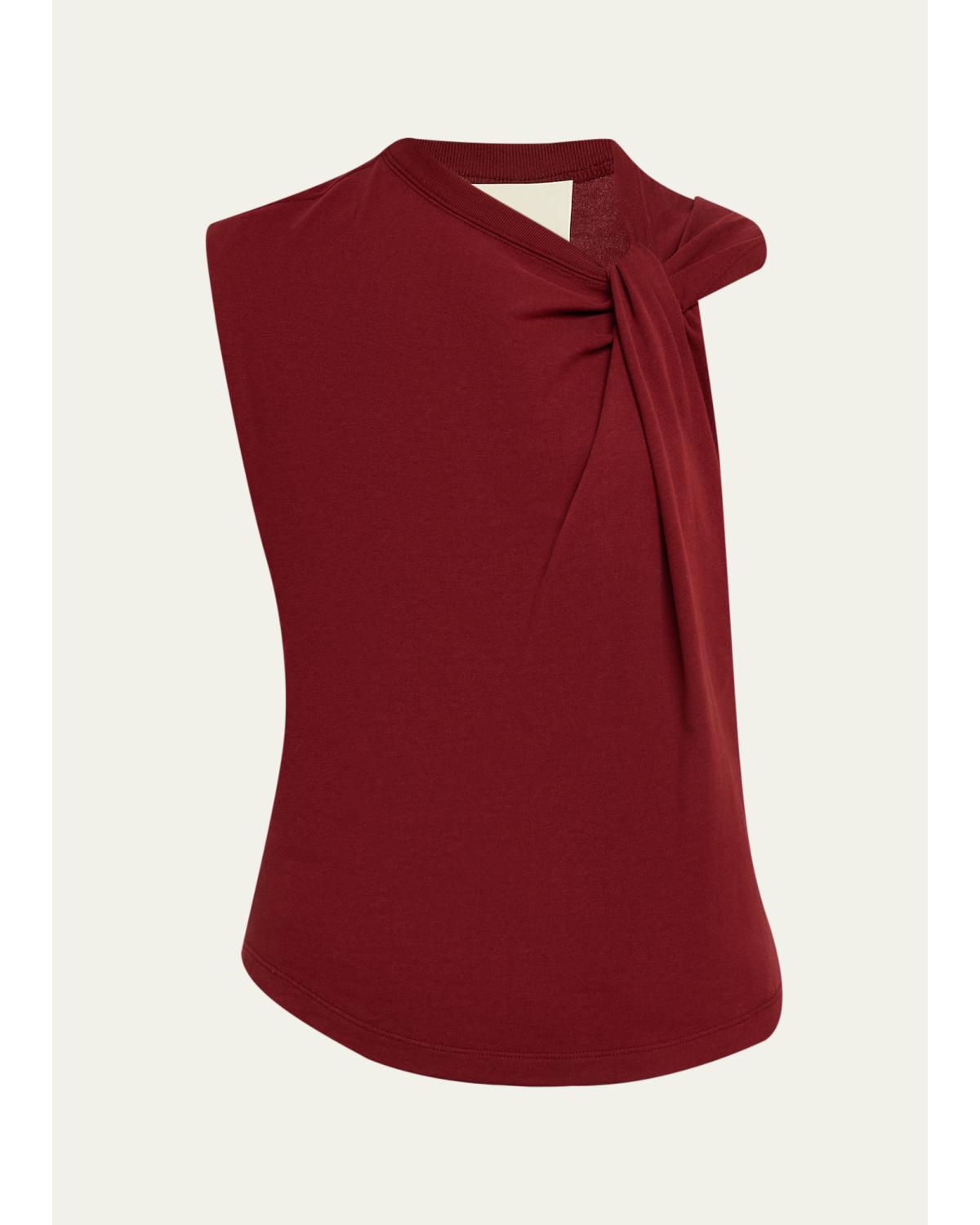 Nayda Asymmetric Cotton T-Shirt