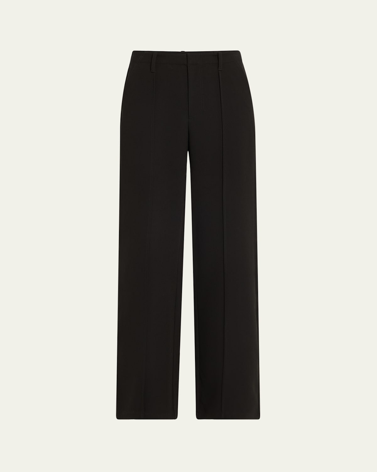 Simkhai Michelle Pintuck Cropped Pants In Black