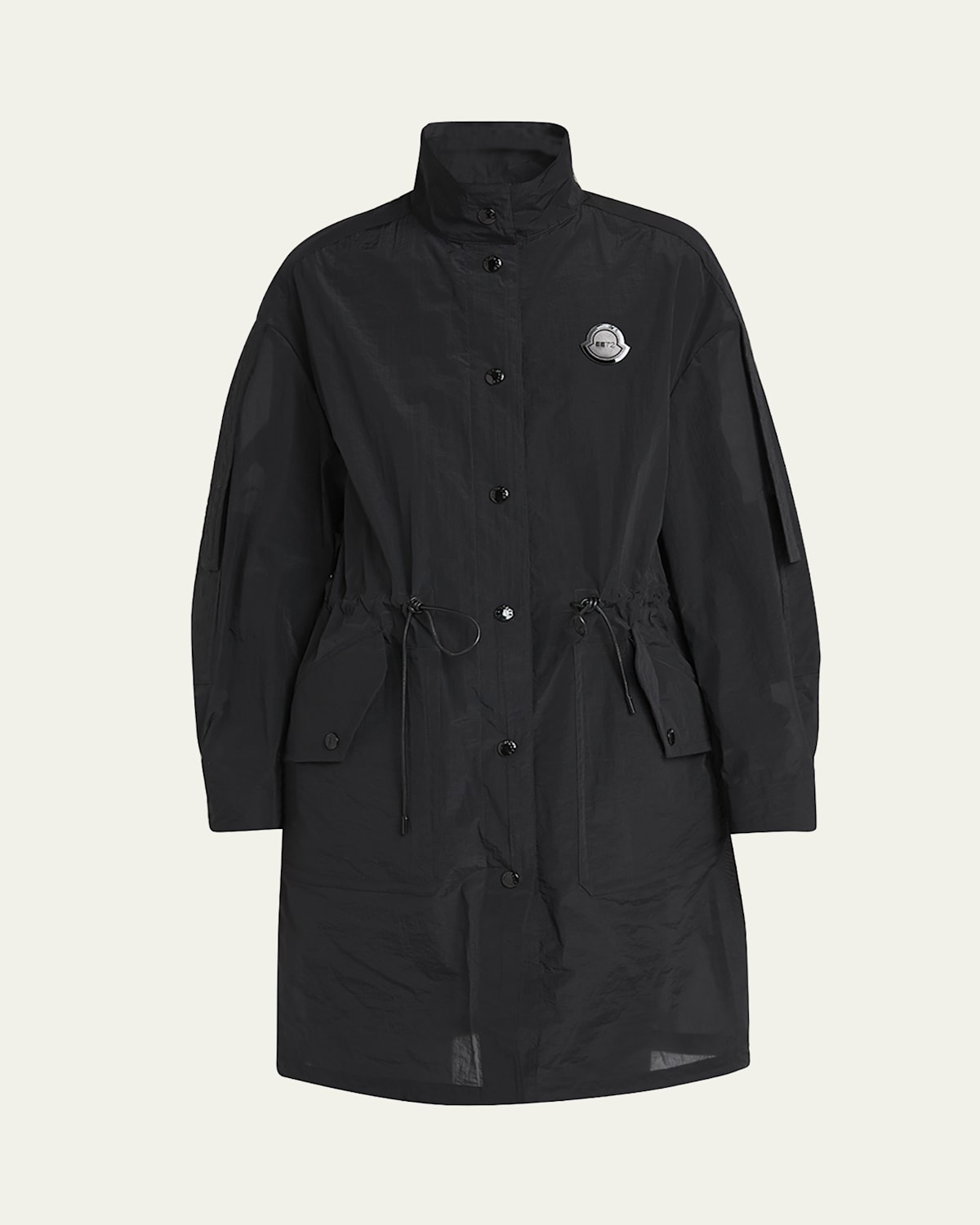 Moncler Genius X Ee72 By Edward Enninful Prapiroon Parka In Black
