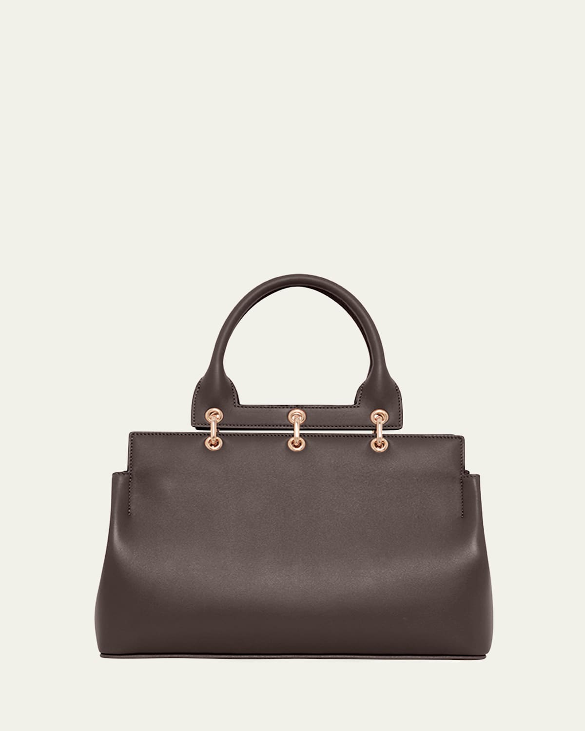 Amethyst Small Leather Tote Bag