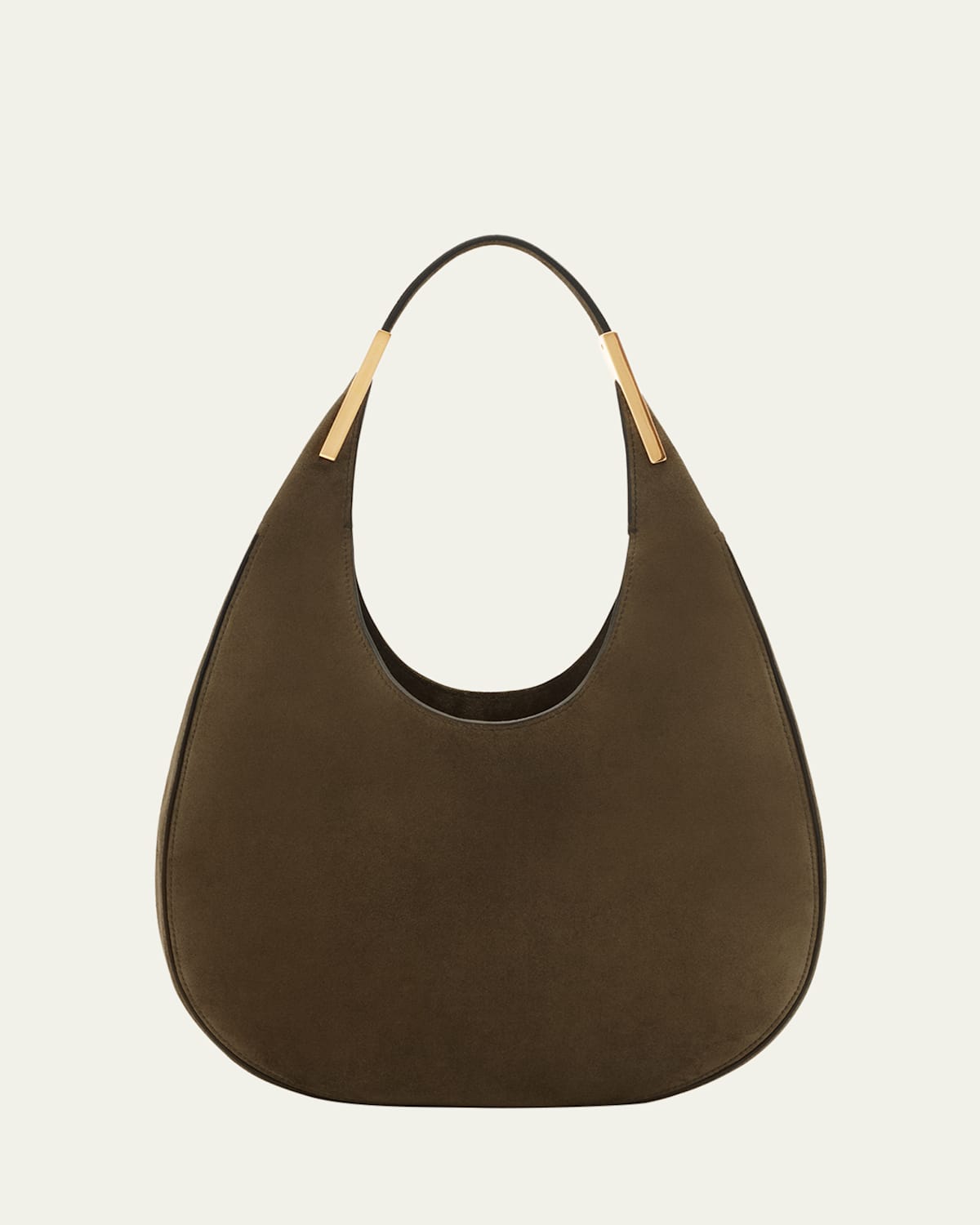 Florence Small Suede Hobo Bag