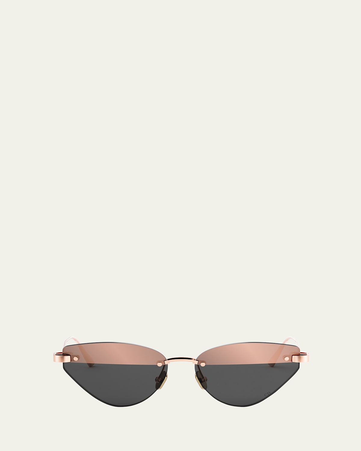 Shop Dior C B5u Metal Cat-eye Sunglasses