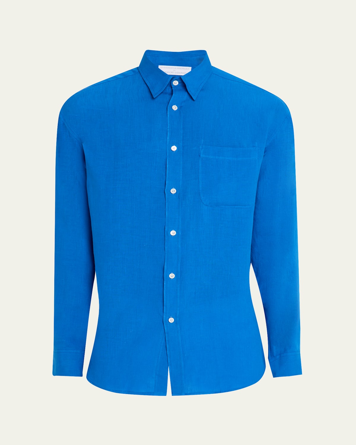 Men's Long-Sleeve Linen Shirt