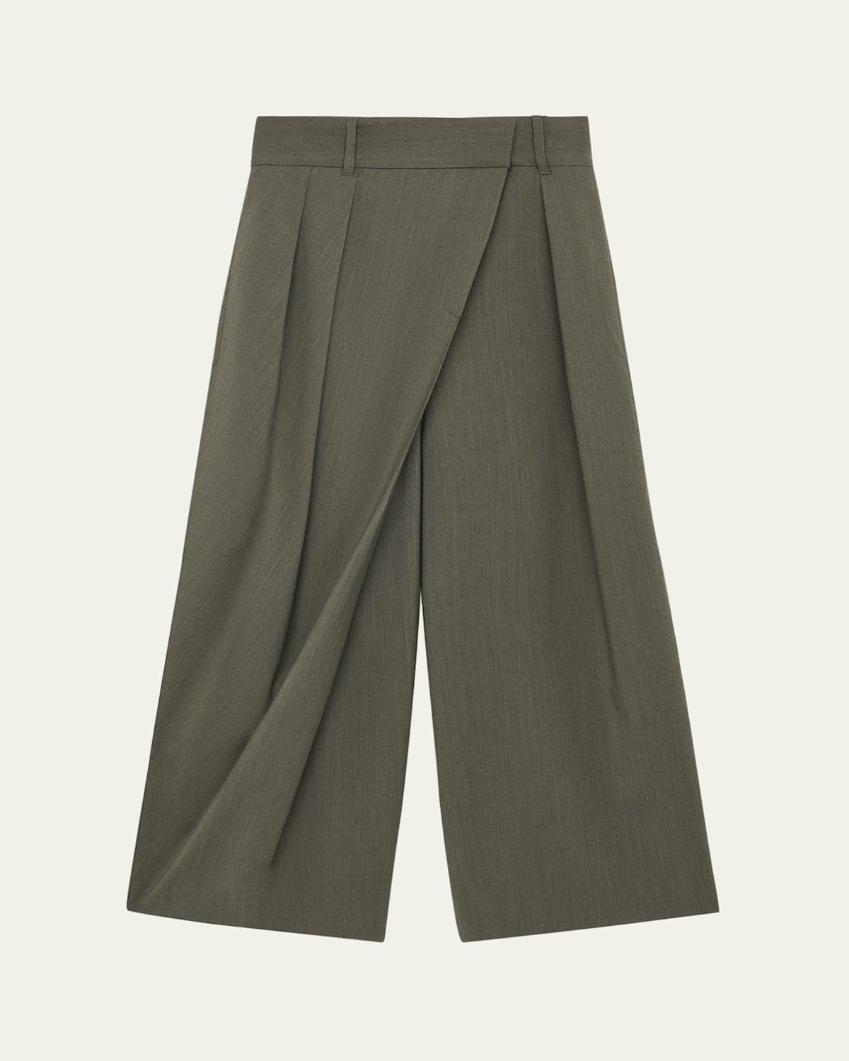 Loewe Wool Cropped Wrap Trousers