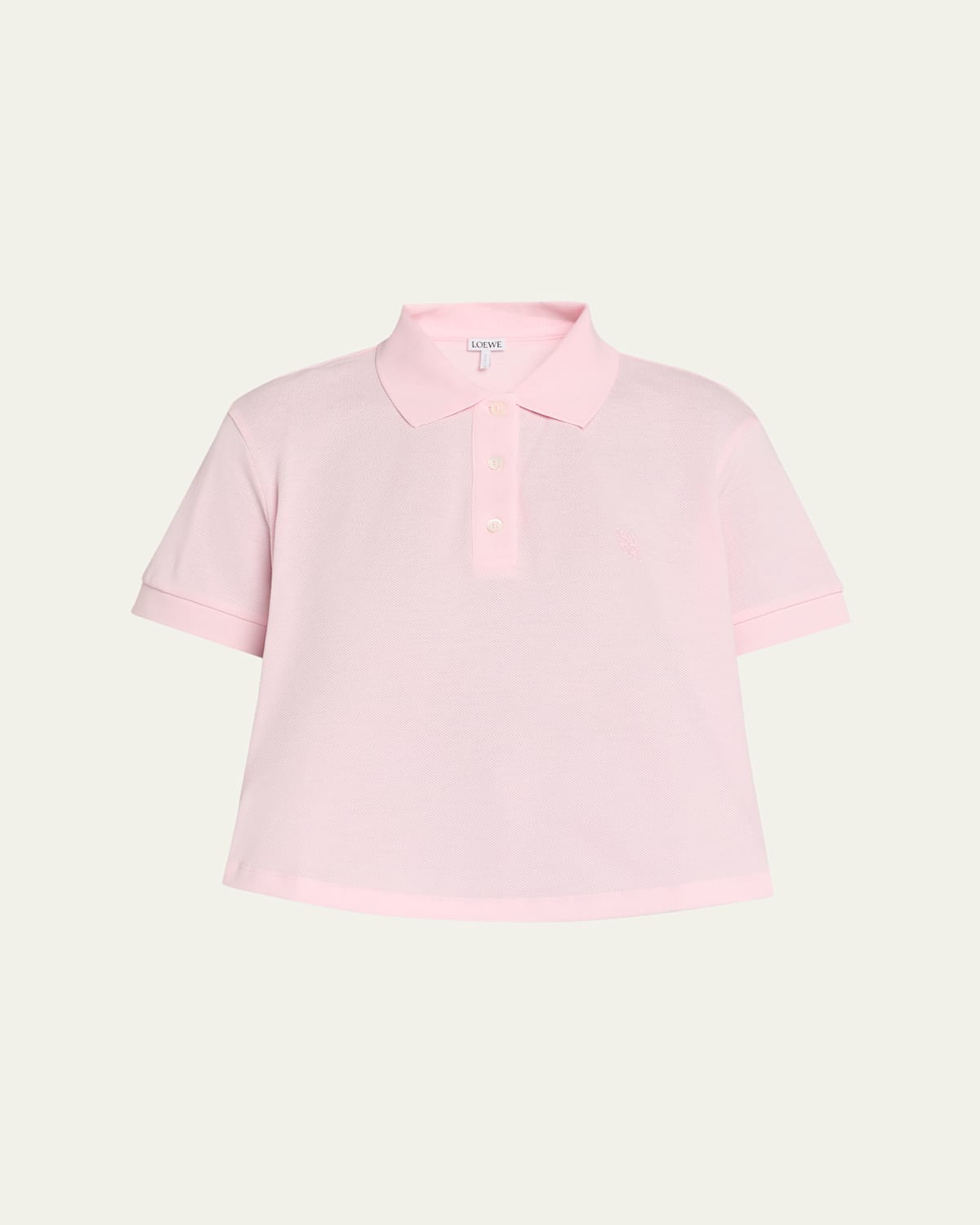 Short-Sleeve Trapeze Polo Top