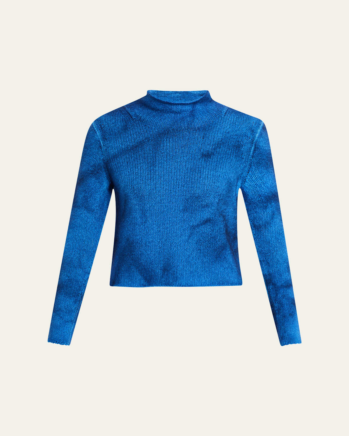 Gabriela Hearst Daina Cropped Cashmere Turtleneck Sweater