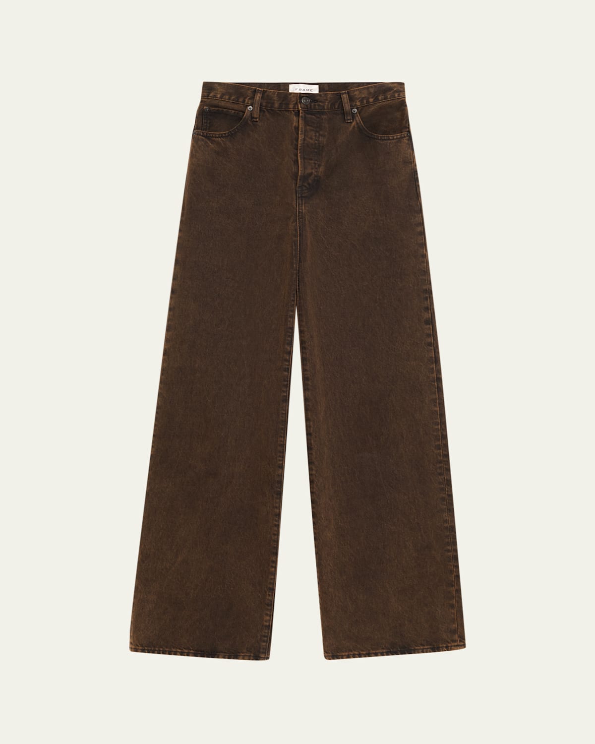 Frame The Collegiate Wide-leg Jeans In Black