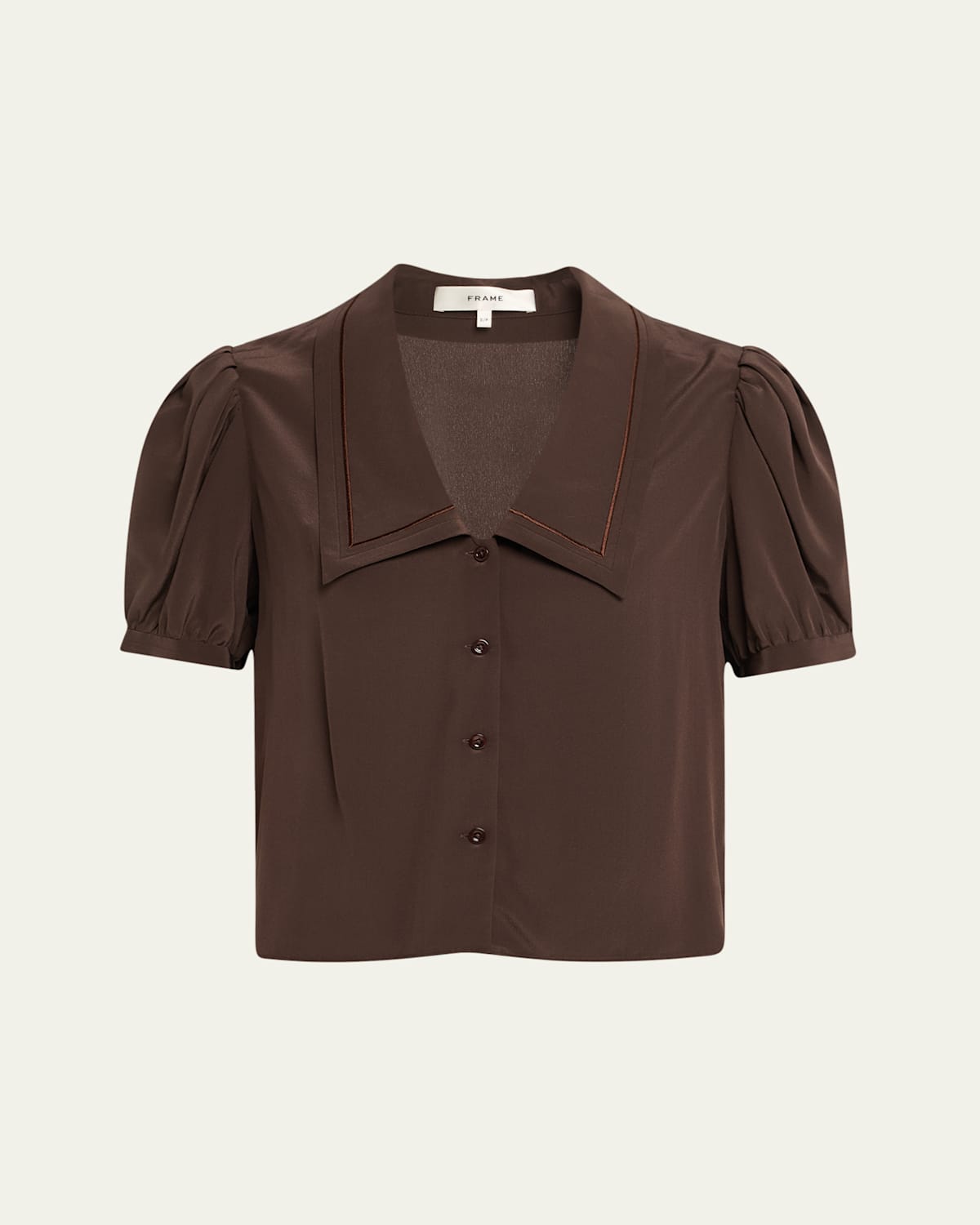 Frame The Sailor Blouse In Brown