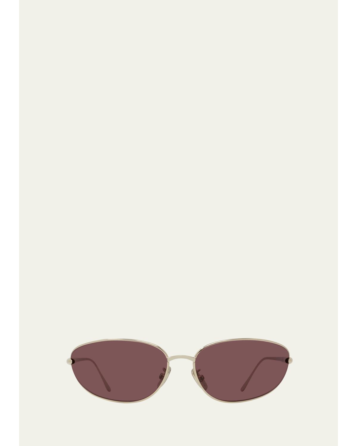 Signature Wrap Around Metal Sunglasses