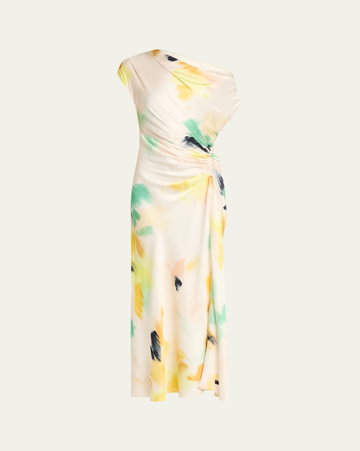 Penny Draped Satin Maxi Dress
