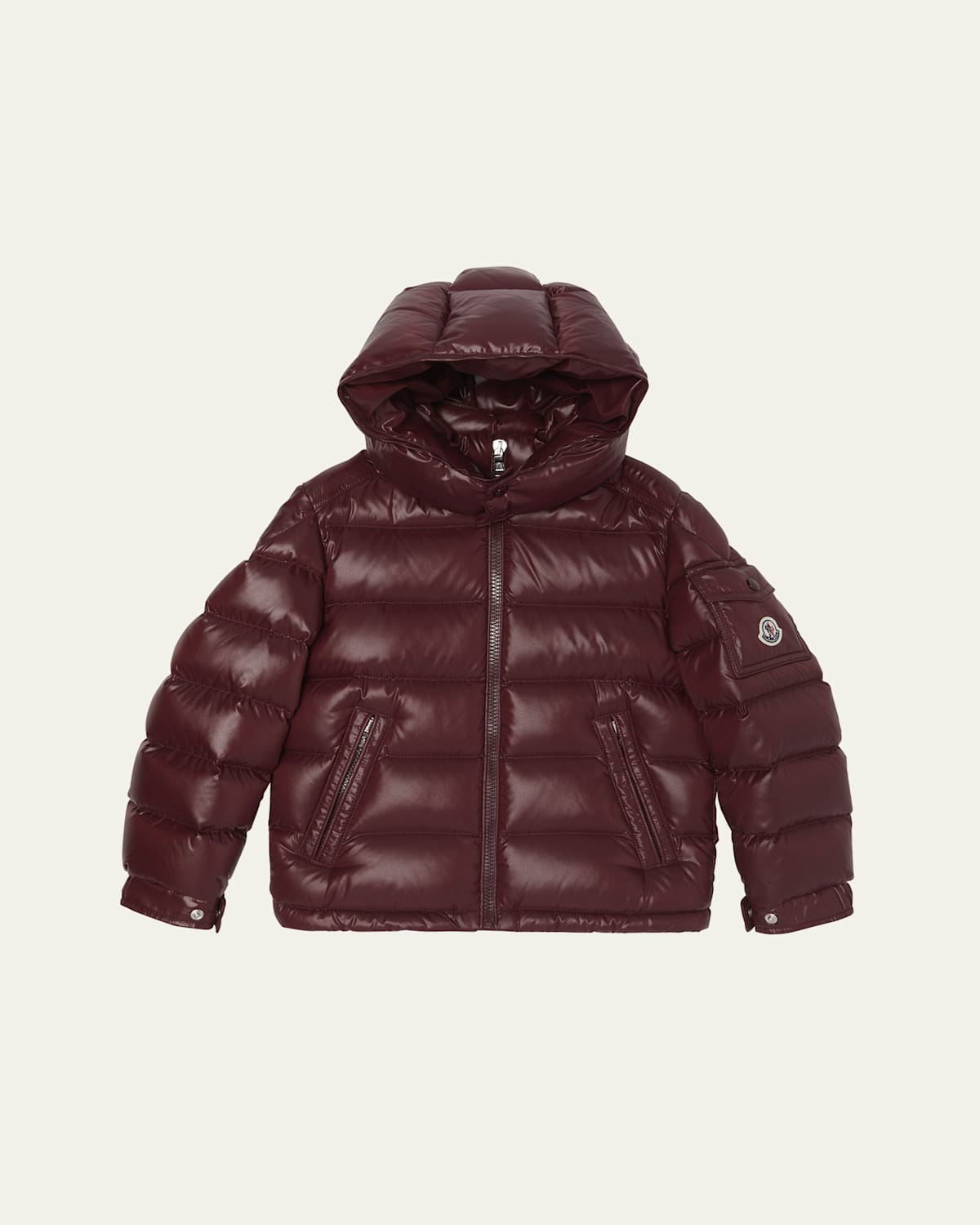 Moncler Maya Down Jacket In Brown