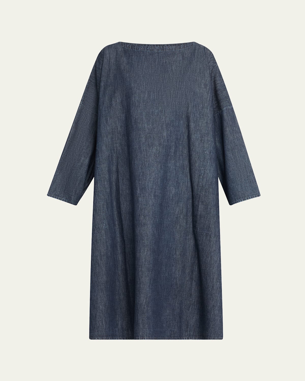 Eskandar Chinese Imperial Scoop-neck Dress