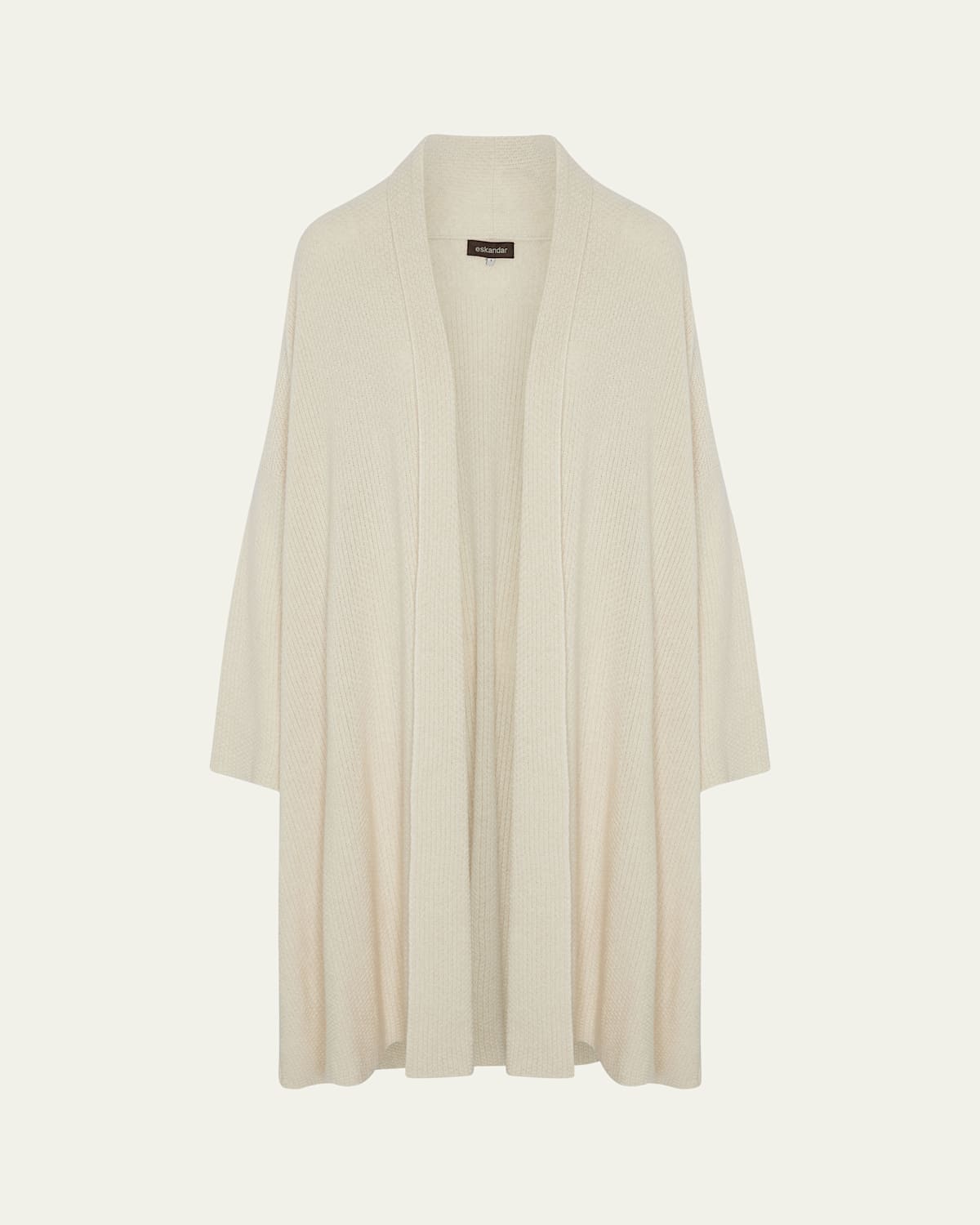 A-Line Scrunch Shawl Collar Cardigan (Very Long Length)