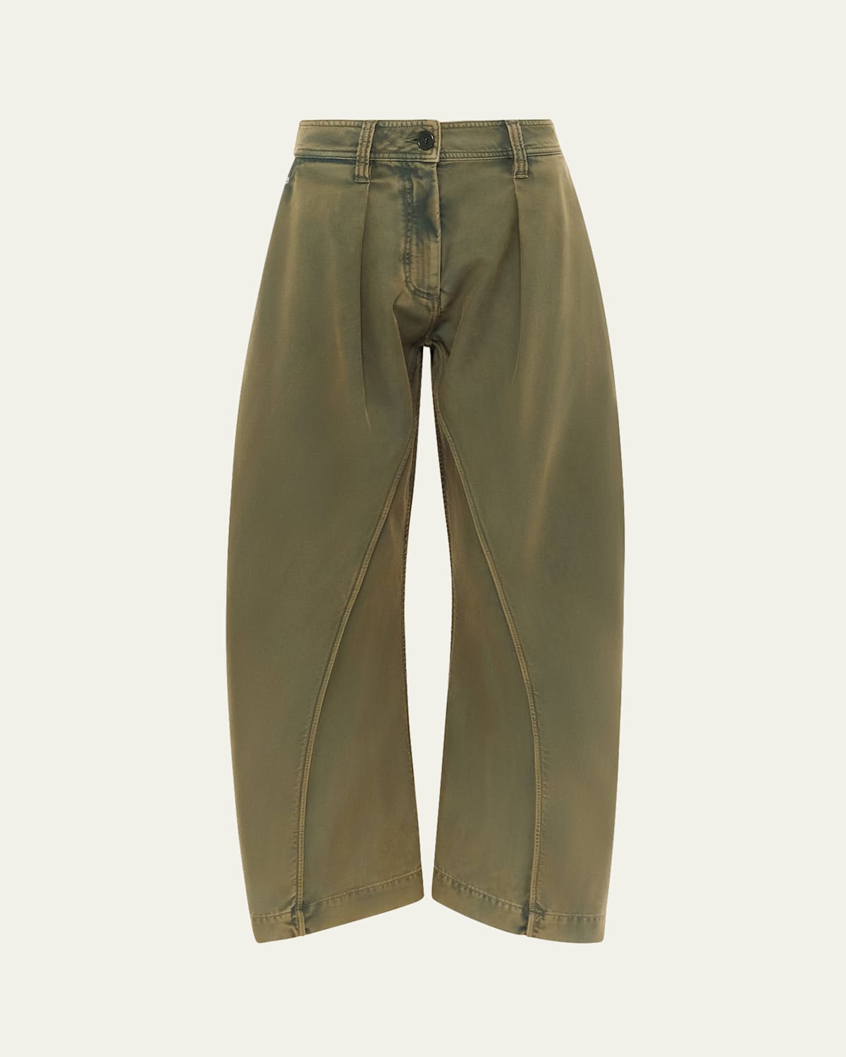 Men's Cotton Oversized Twisted Seam Trousers
