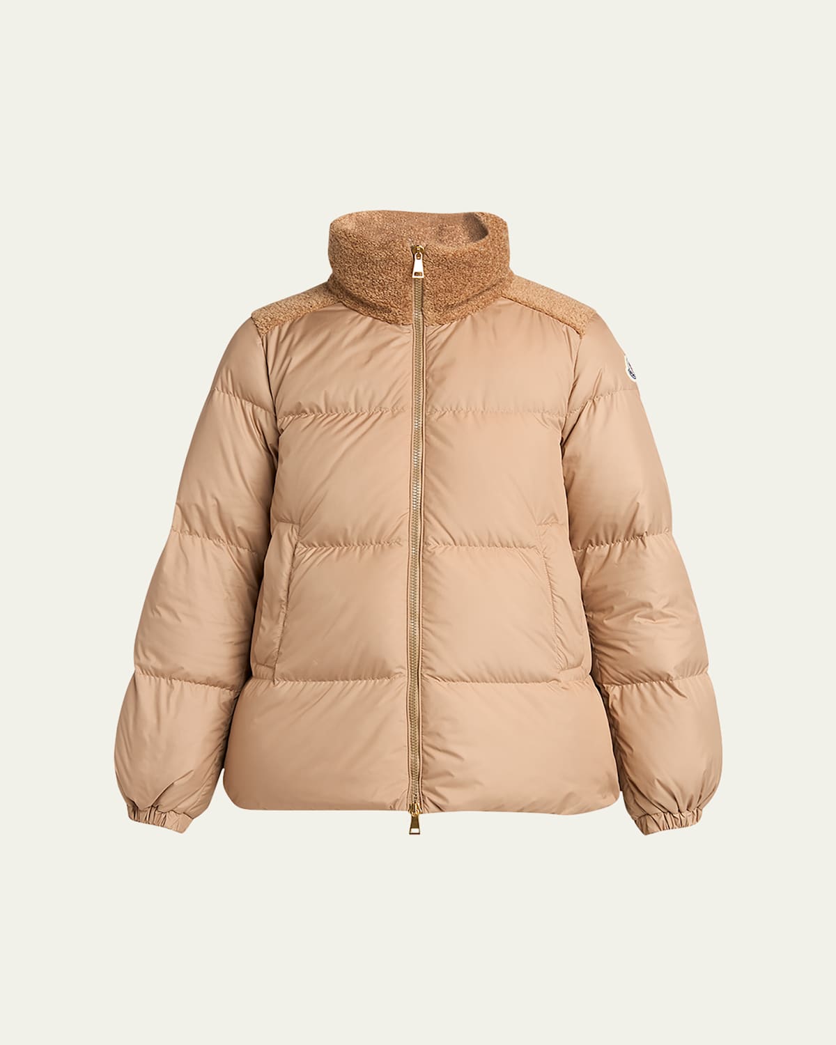 Moncler Esnaie Short Down Jacket In Black
