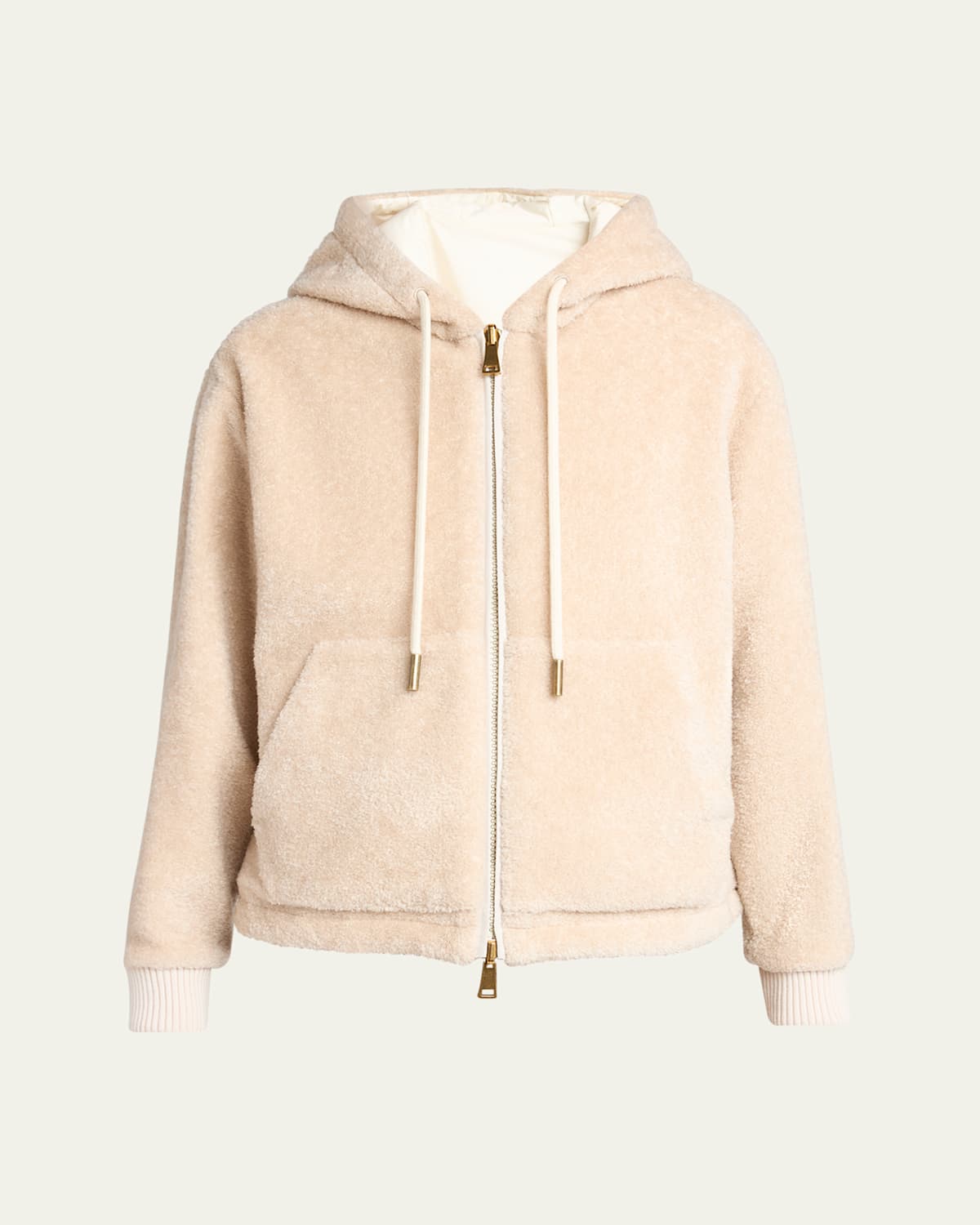 Moncler Reversible Zip-up Cardigan In Neutral