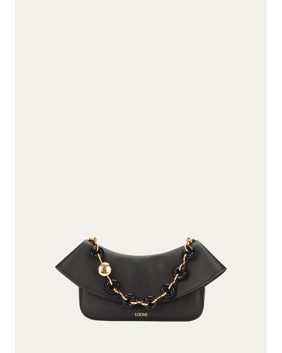 Ola Medium Shoulder Bag in Calfskin Leather