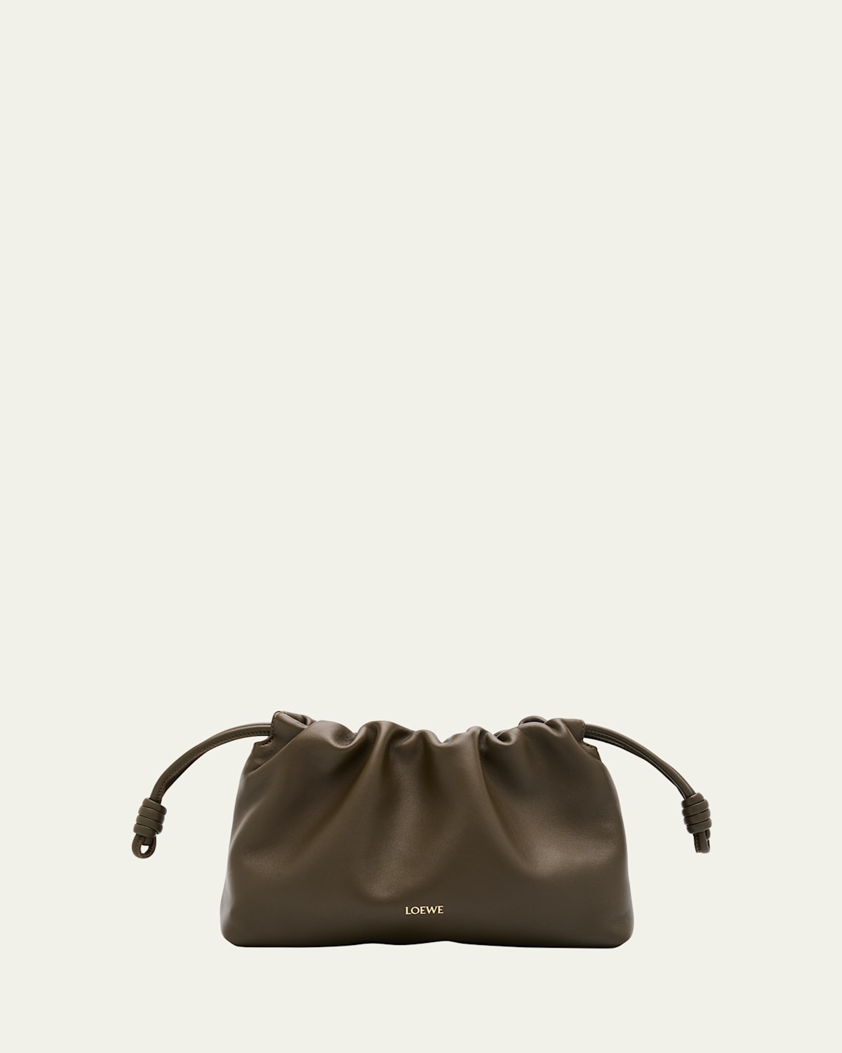 Loewe Flamenco Shoulder Bag In Smooth Leather In Brown