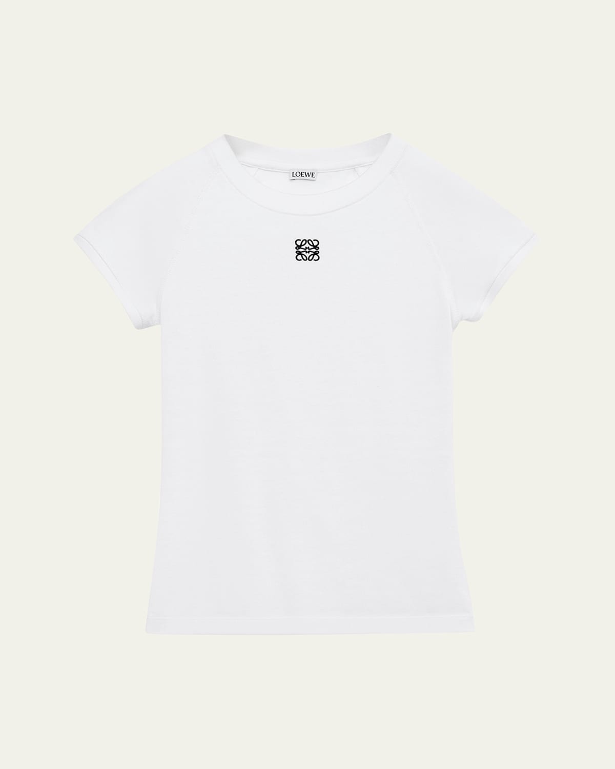 Loewe Ribbed Anagram Short-sleeve Tee