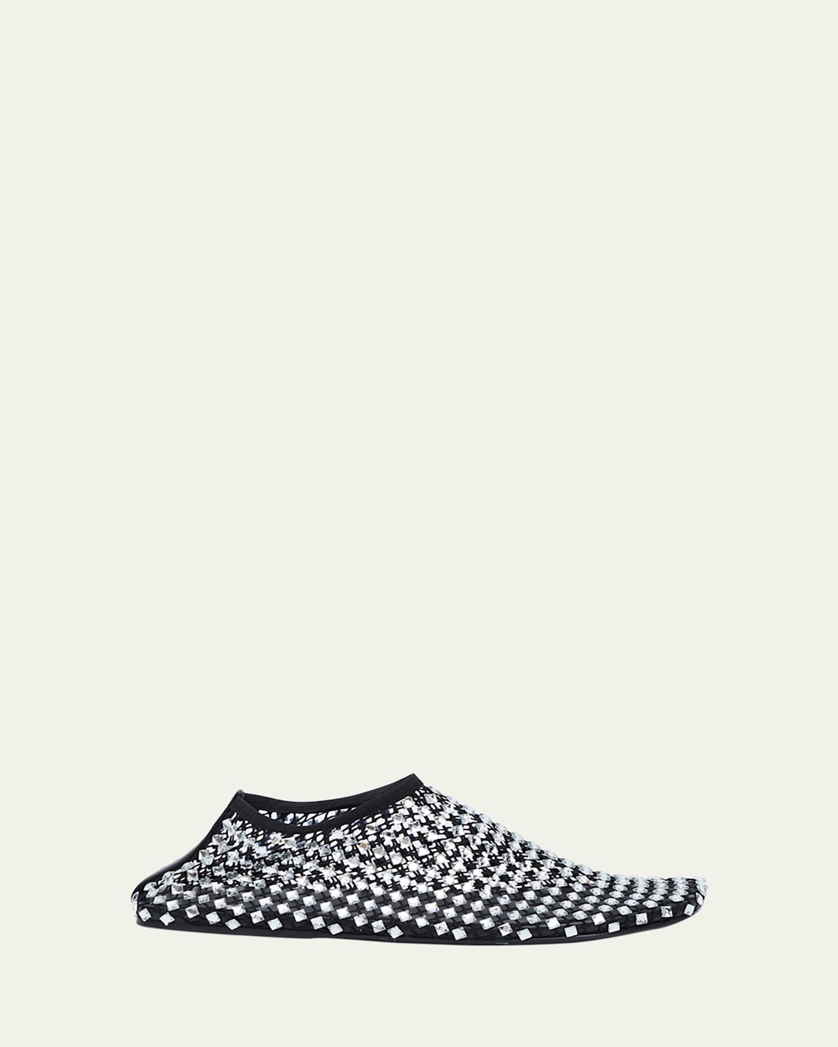 Christopher Esber Minette Bezeled Mesh Ballerina Flats