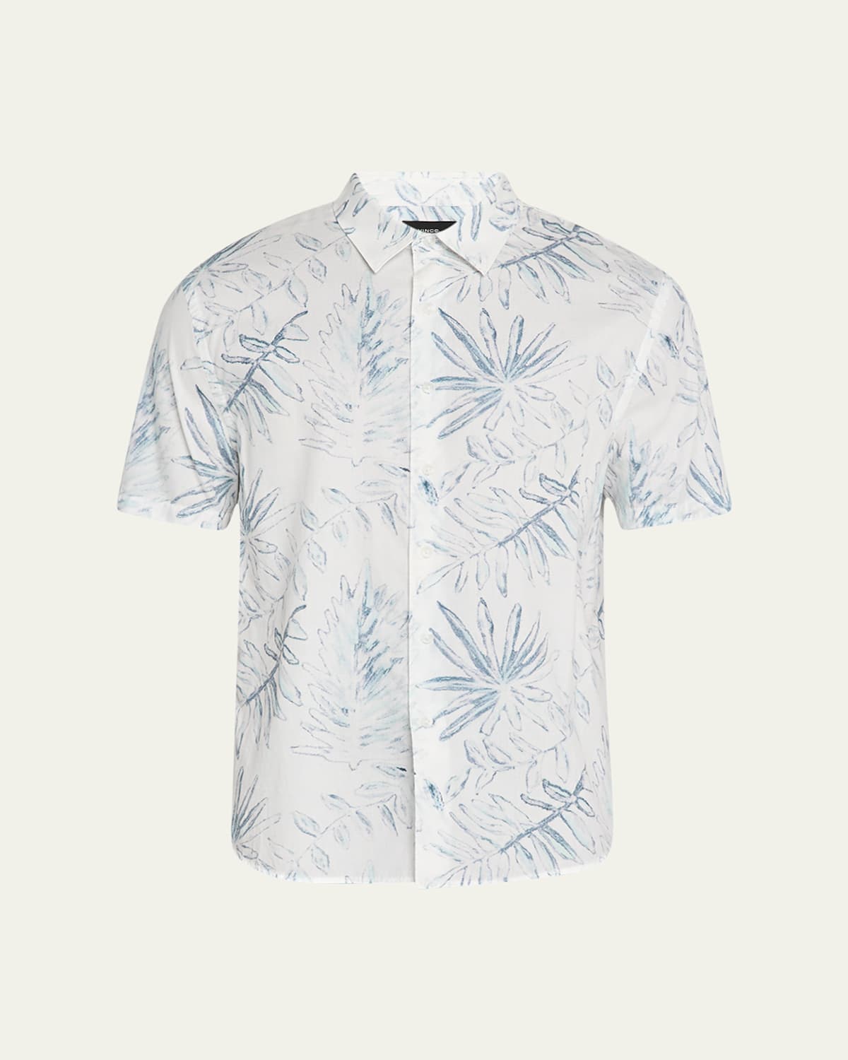 Men's Palm Print Short-Sleeve Shirt