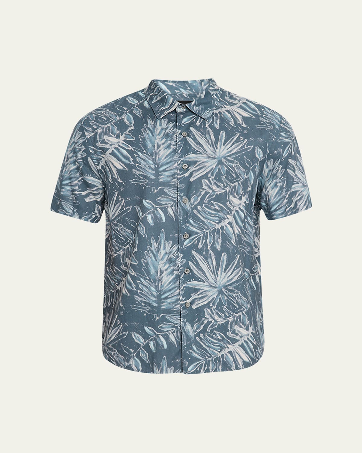 Men's Palm Print Short-Sleeve Shirt
