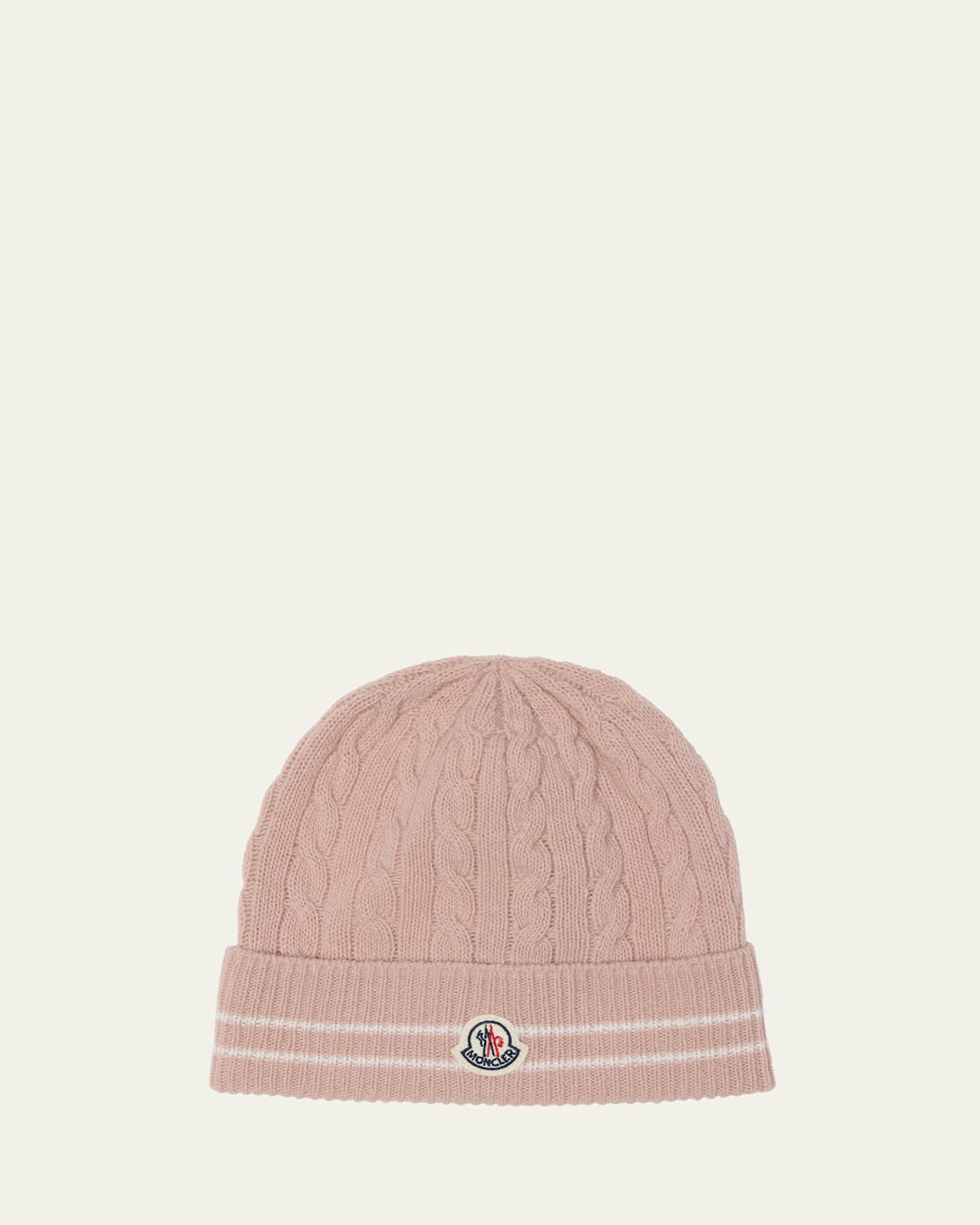 Moncler Kids' Girl's Beanie Hat In Pink