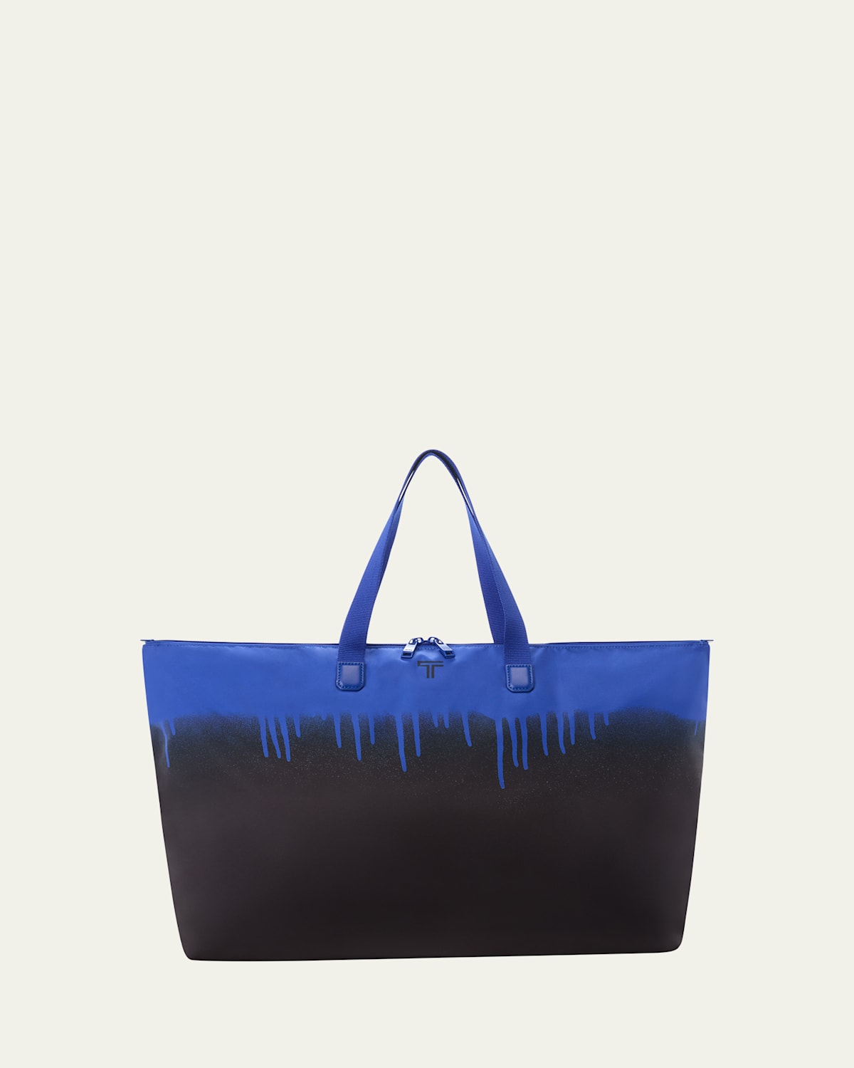 Tumi Just In Case Dripped-print Tote Bag In Blue