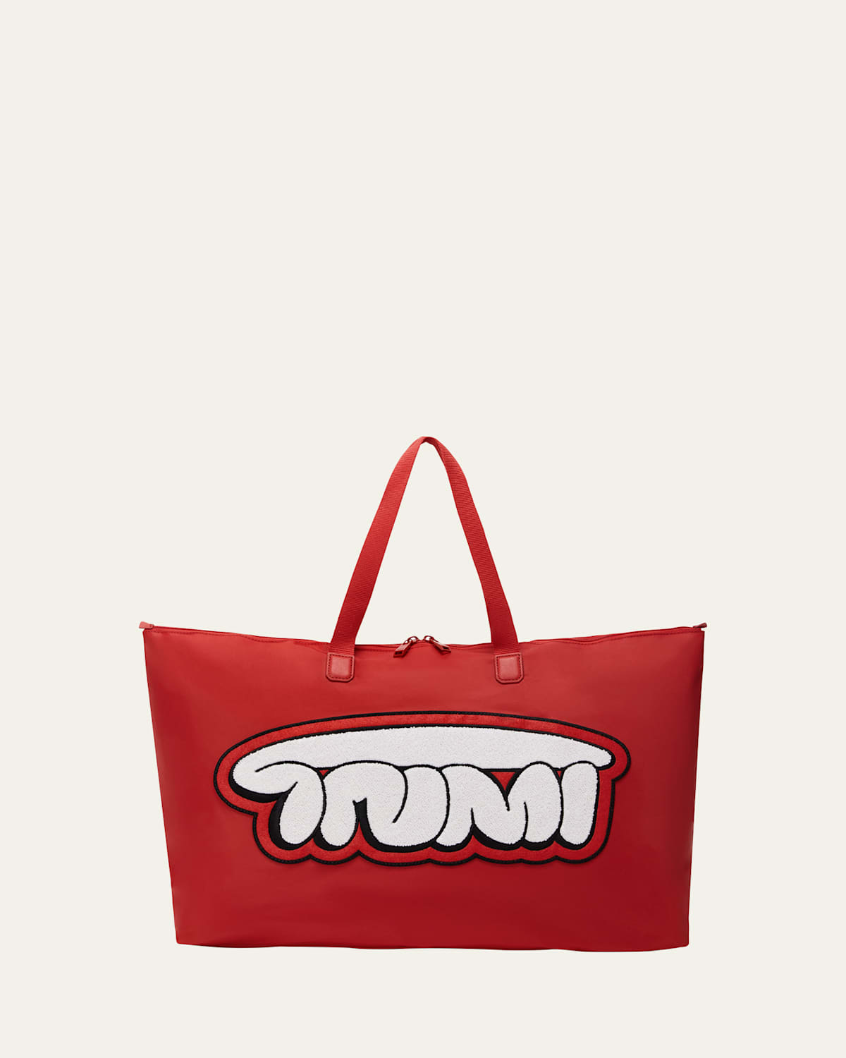 Tumi Just In Case Logo Patch Tote Bag - 50th Anniversary Edition In Red