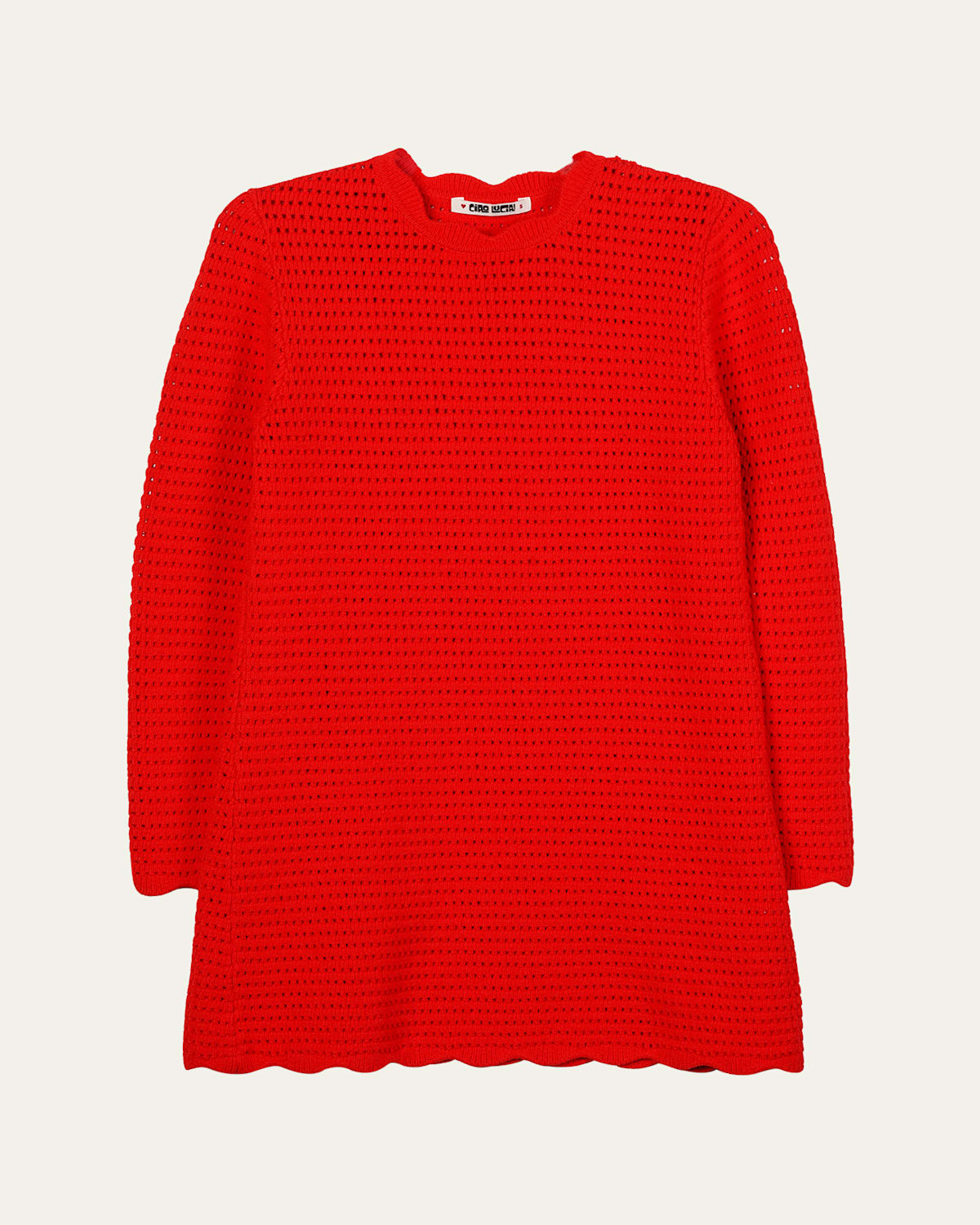 Ciao Lucia Faro Crochet Dress In Red