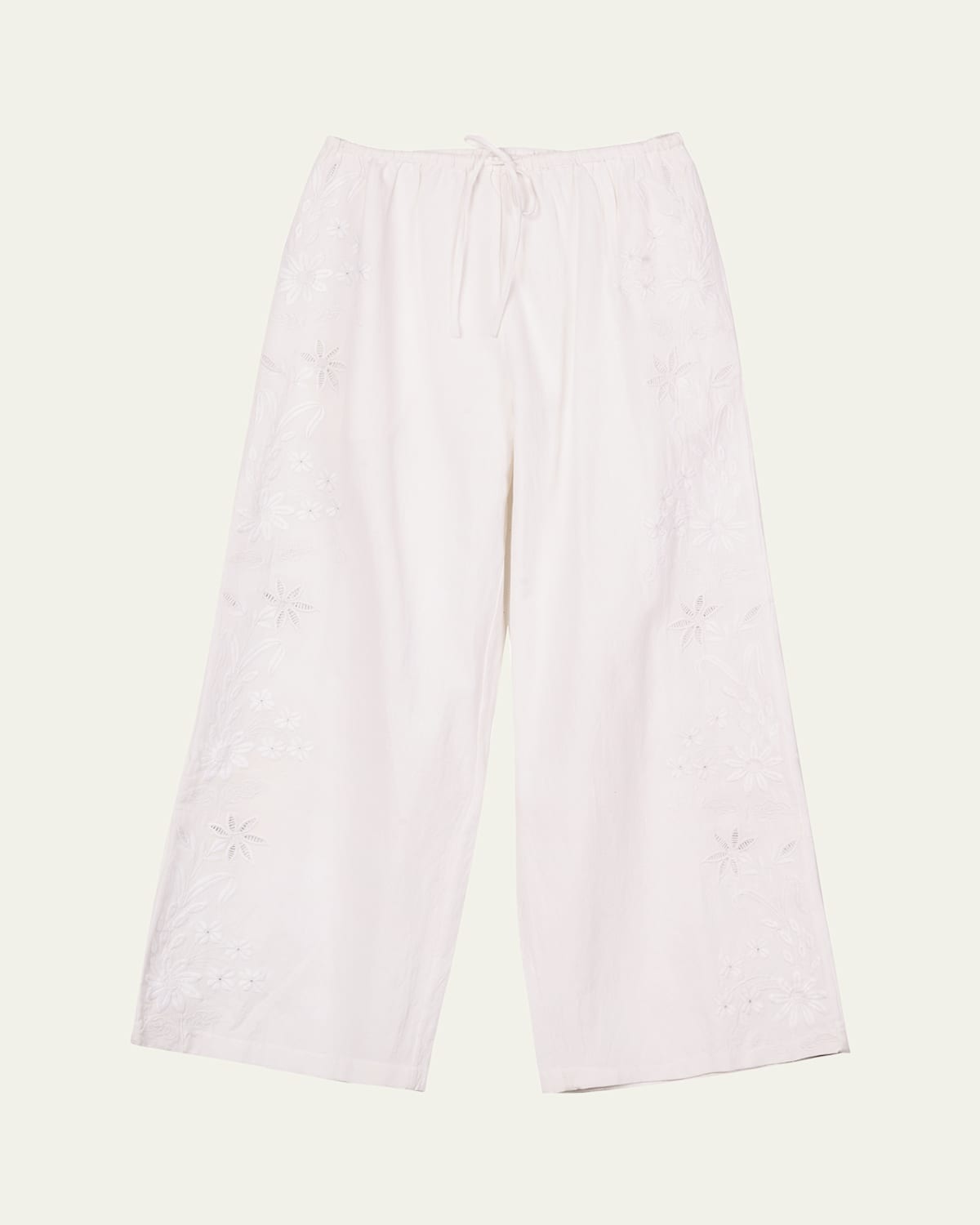 Ciao Lucia Ermmano Embroidered Drawstring Pants