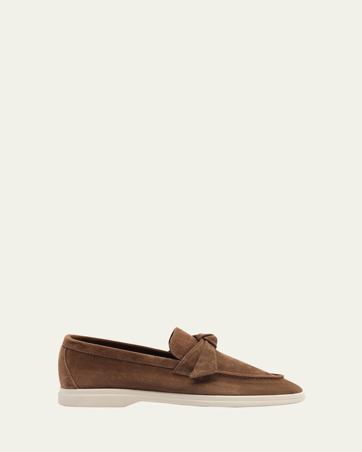 Calrita Suede Knotted Loafers