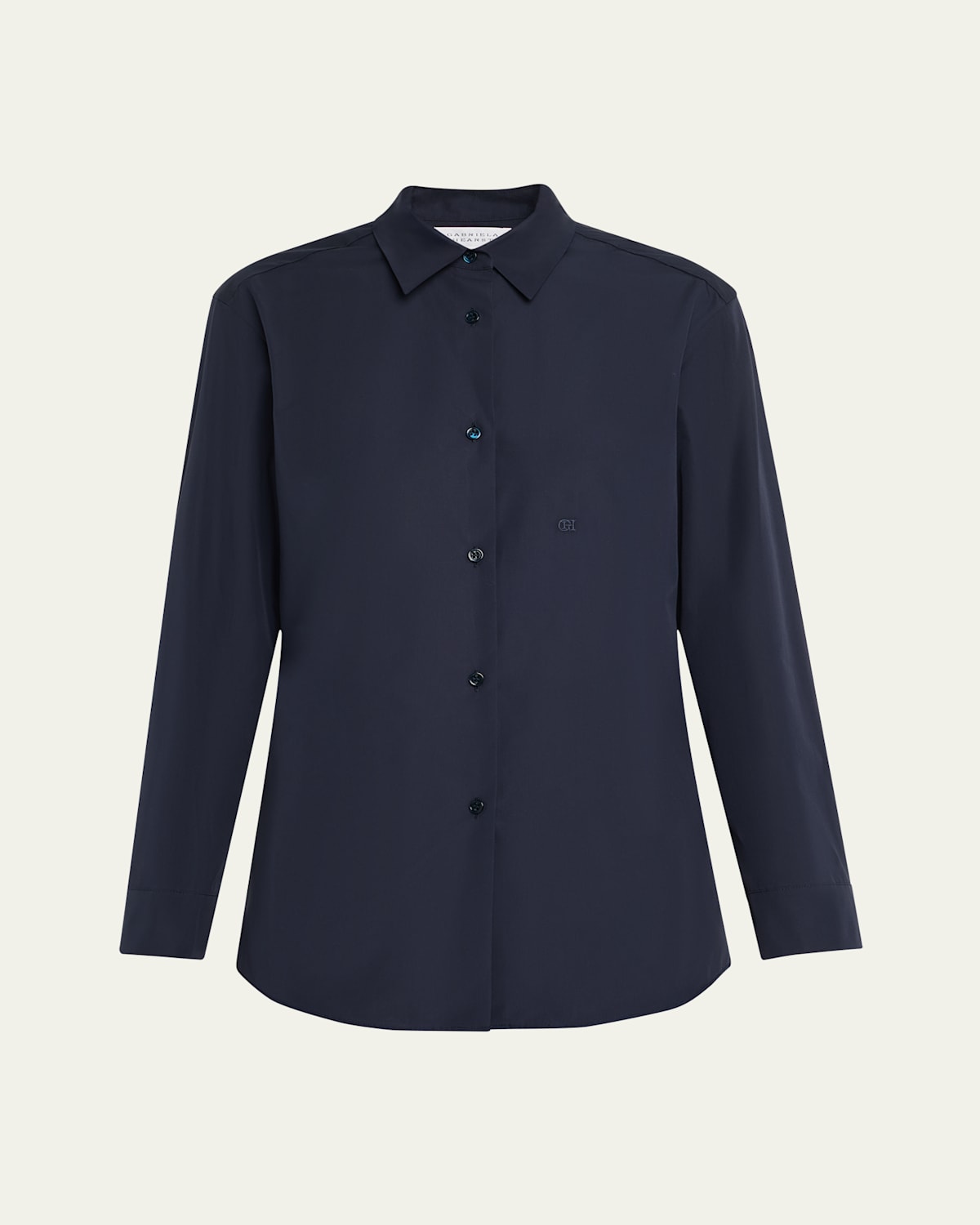 Gabriela Hearst Reyes Button-down Shirt In Blue