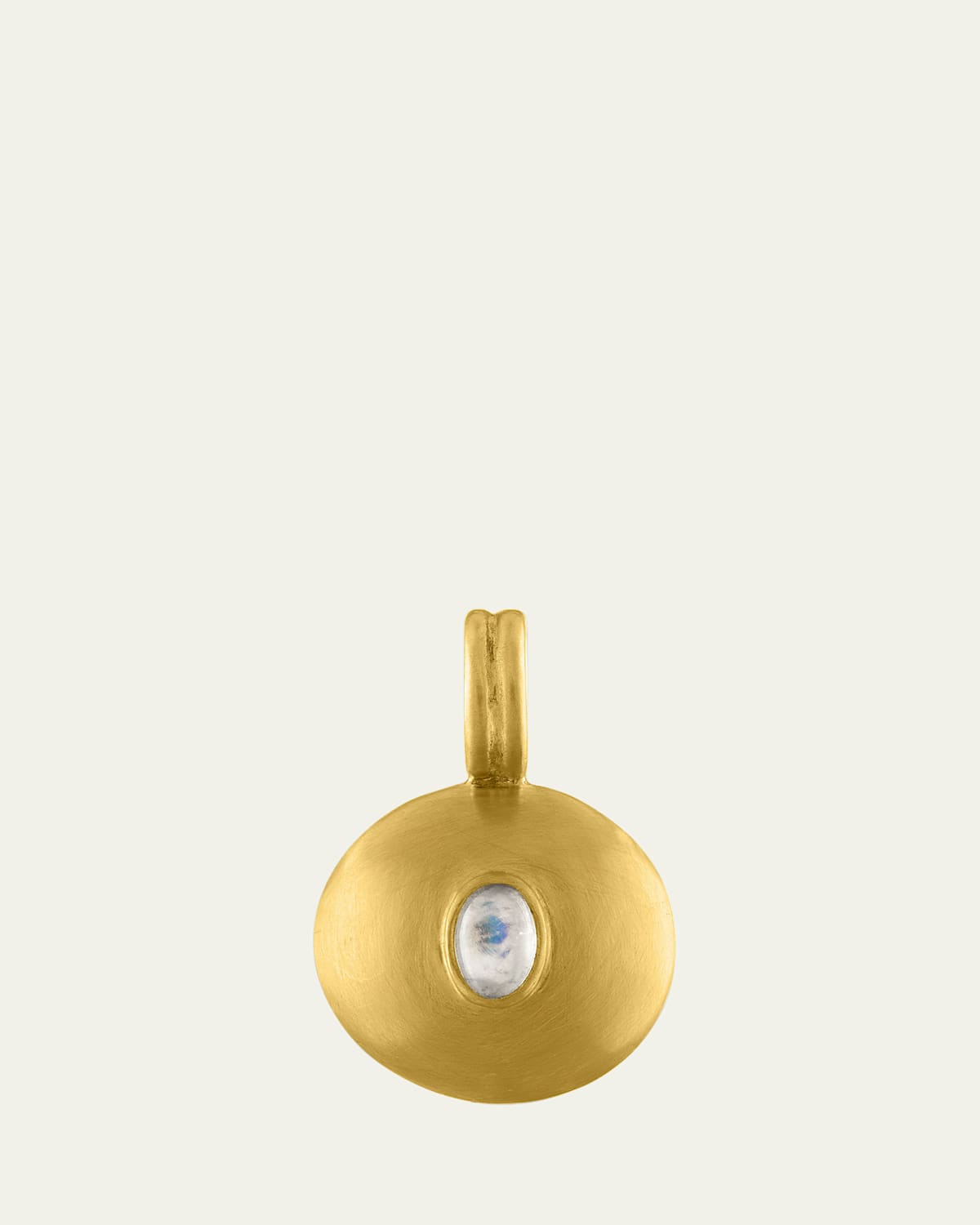 Small Moonstone Bulla Pendant