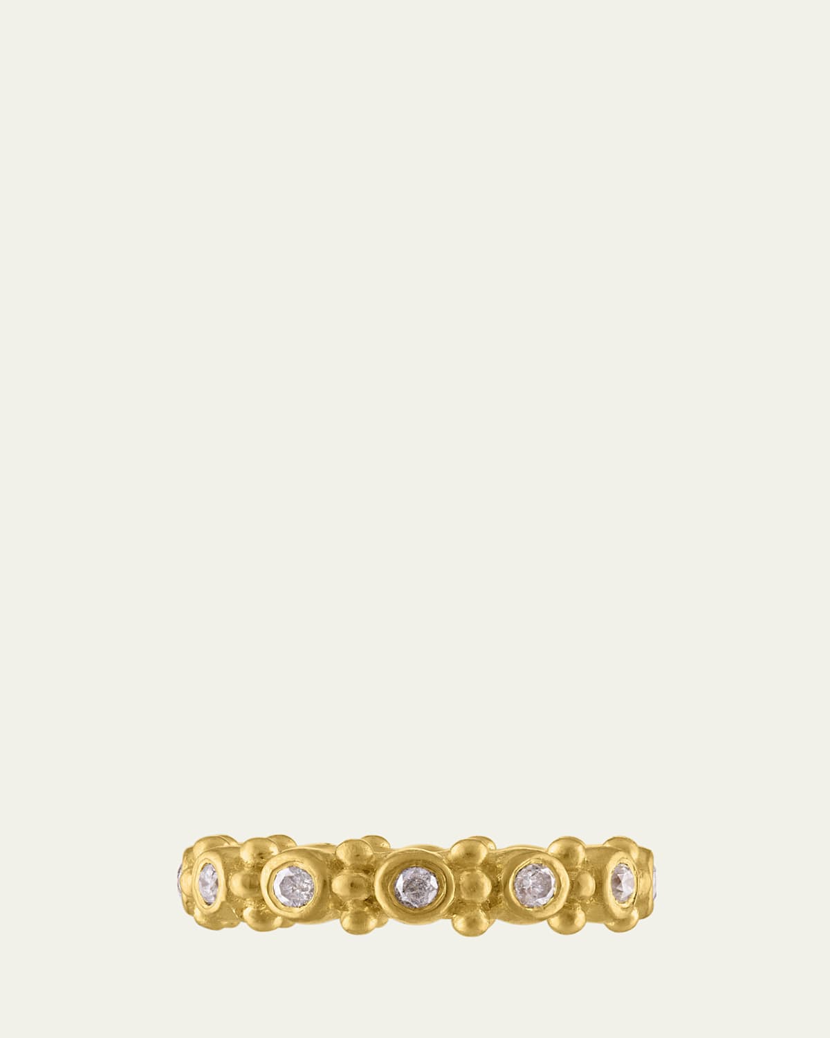 Diamond Bulla Aeon Band Ring