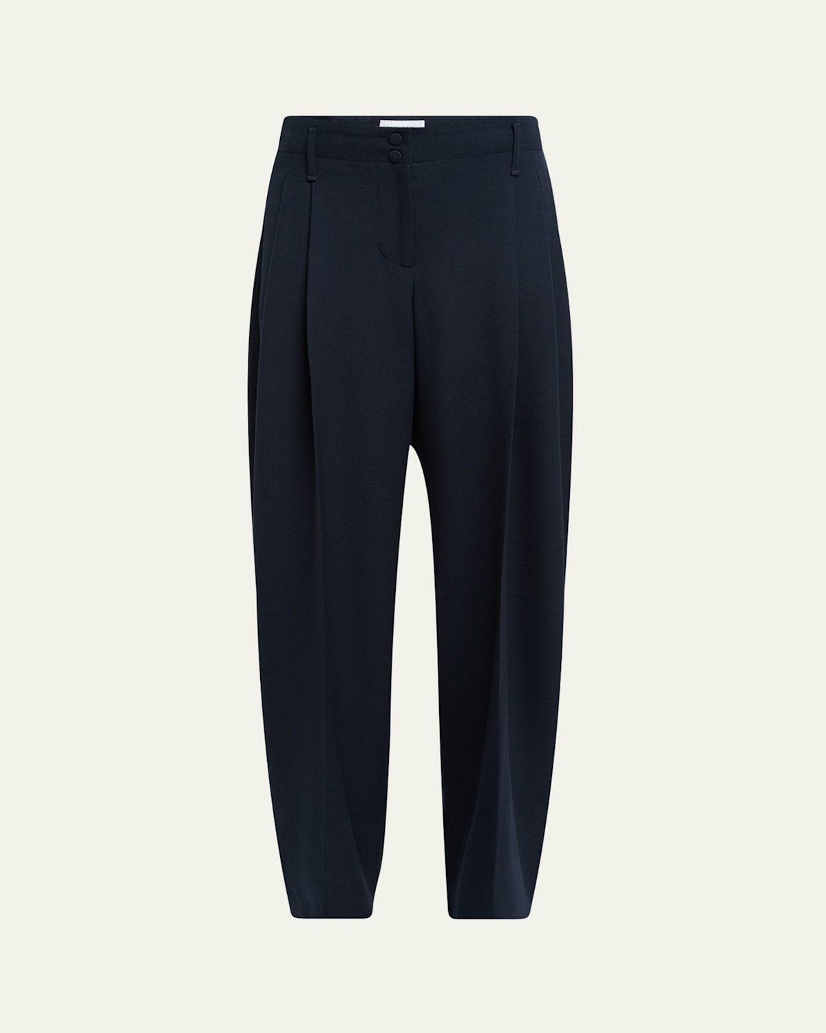 Alexander Mcqueen Pleated Barrel-leg Trousers