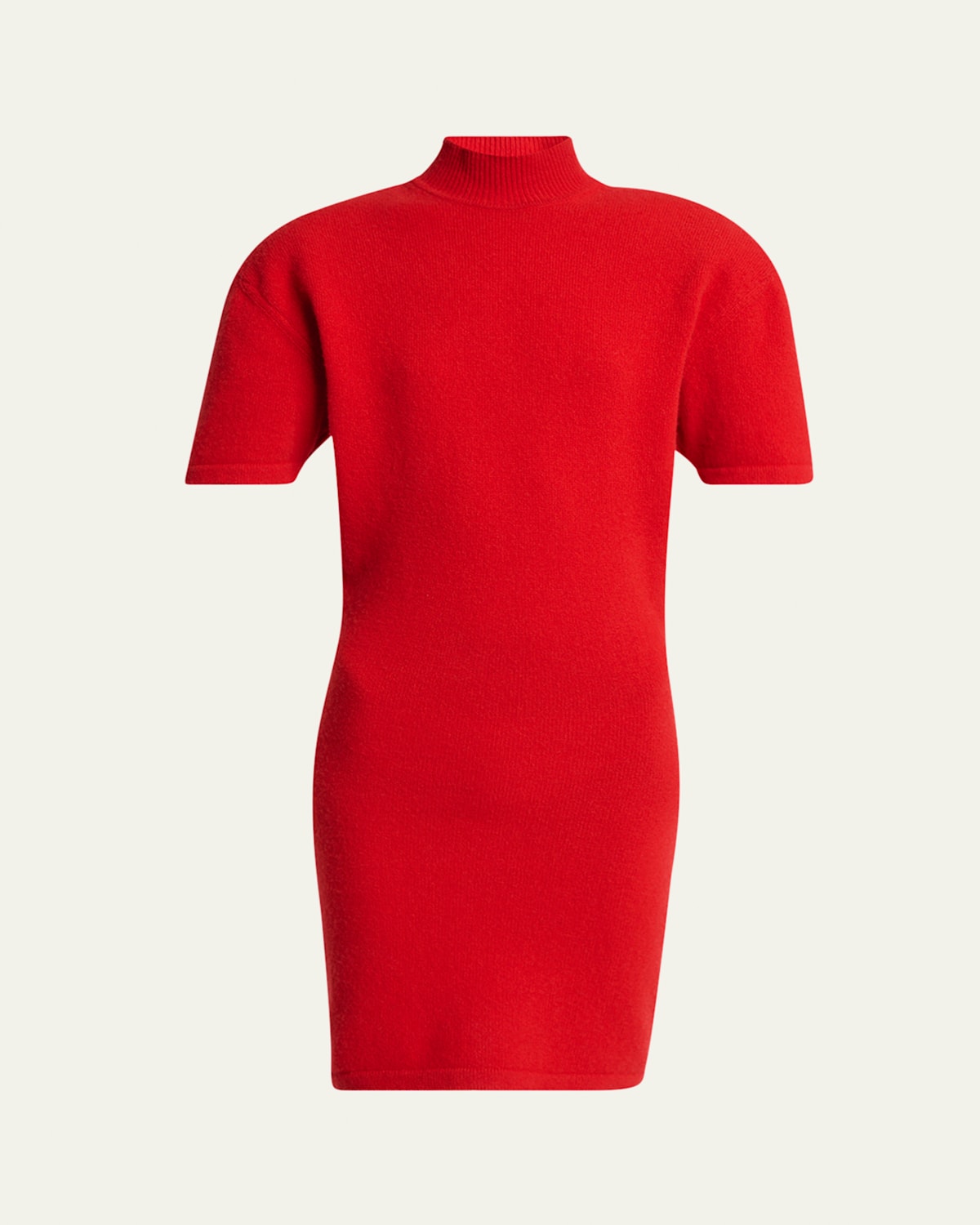 Jacquemus The Castagna Knit Dress In Red