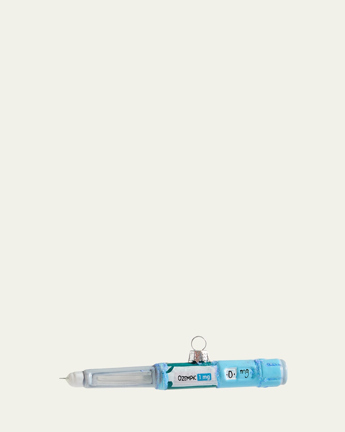 Cody Foster & Co Weight Loss Injection Pen Christmas Ornament In Blue