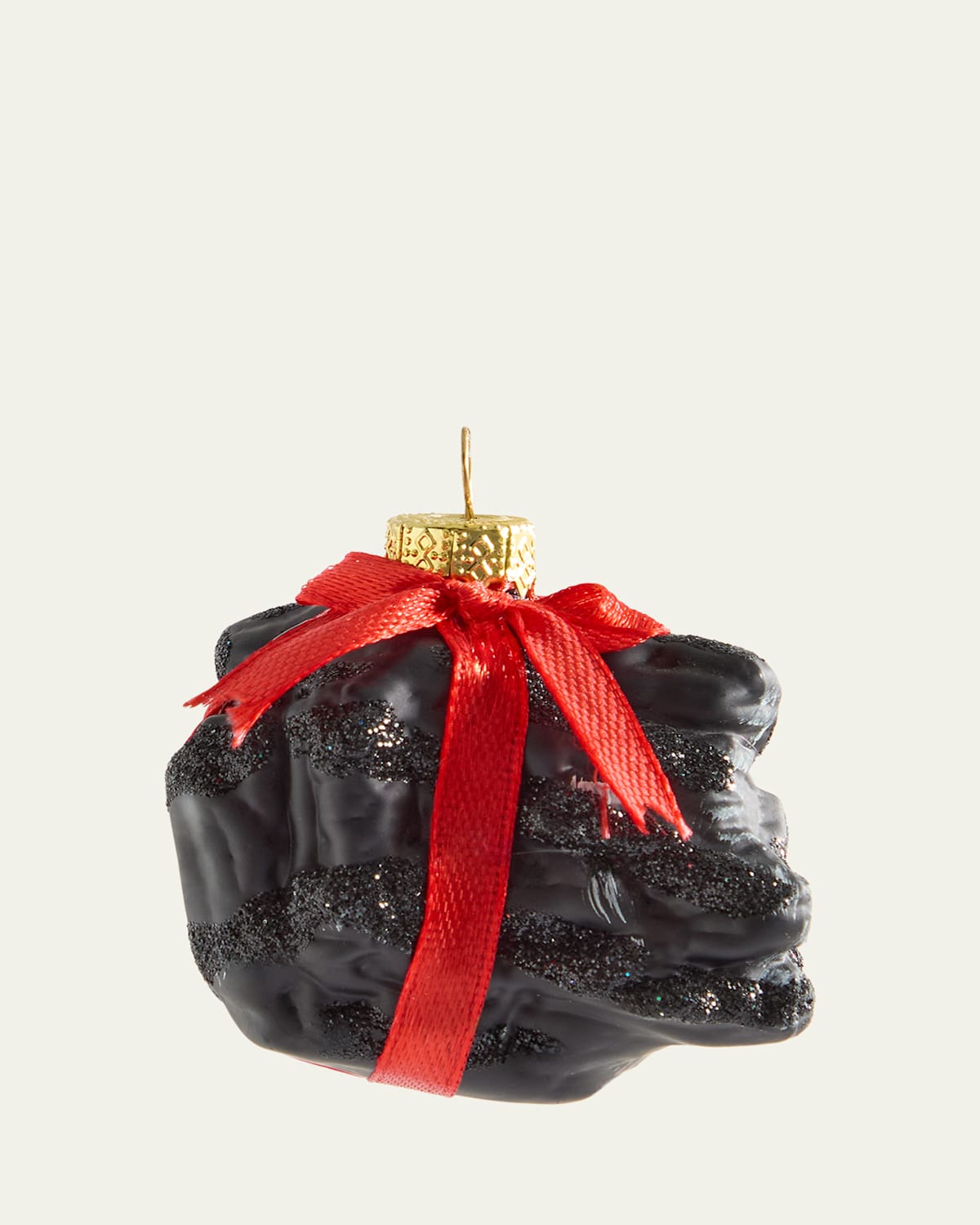 Cody Foster & Co Lump Of Coal Ornament In Black