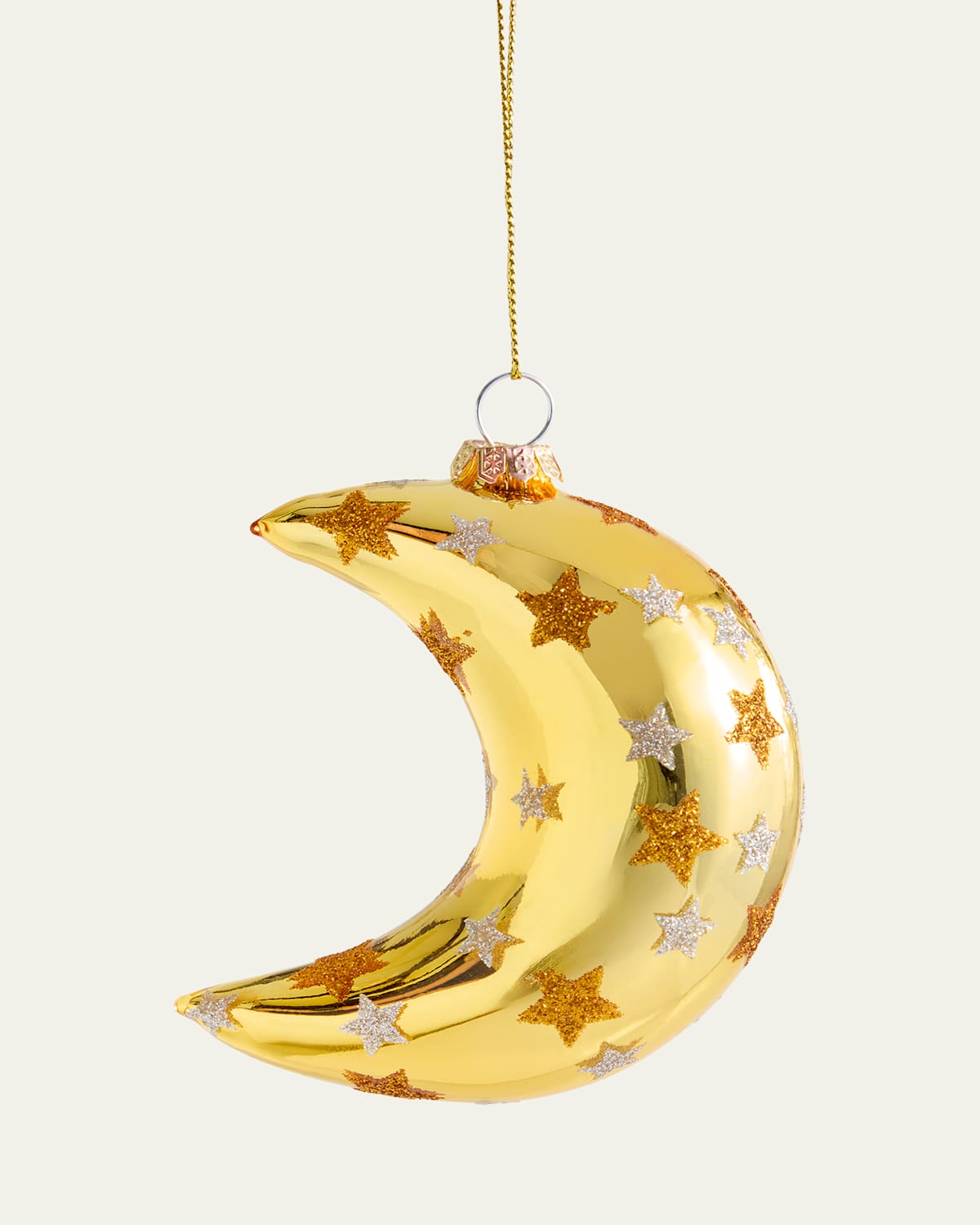 Cody Foster & Co Elysian Moon Ornament In Gold