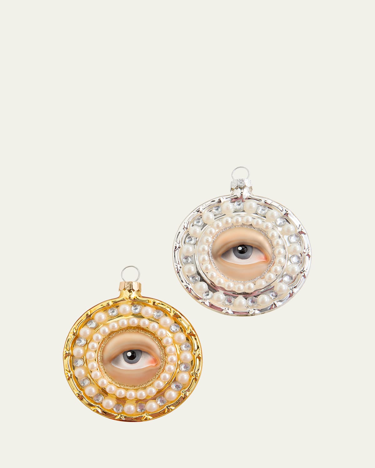 Cody Foster & Co Embellished Lovers Eye Ornament In Multi