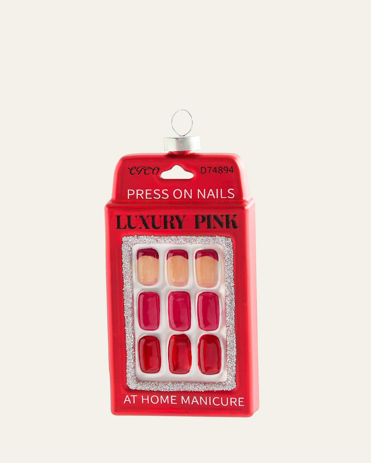 Cody Foster & Co Home Manicure Ornament In Red