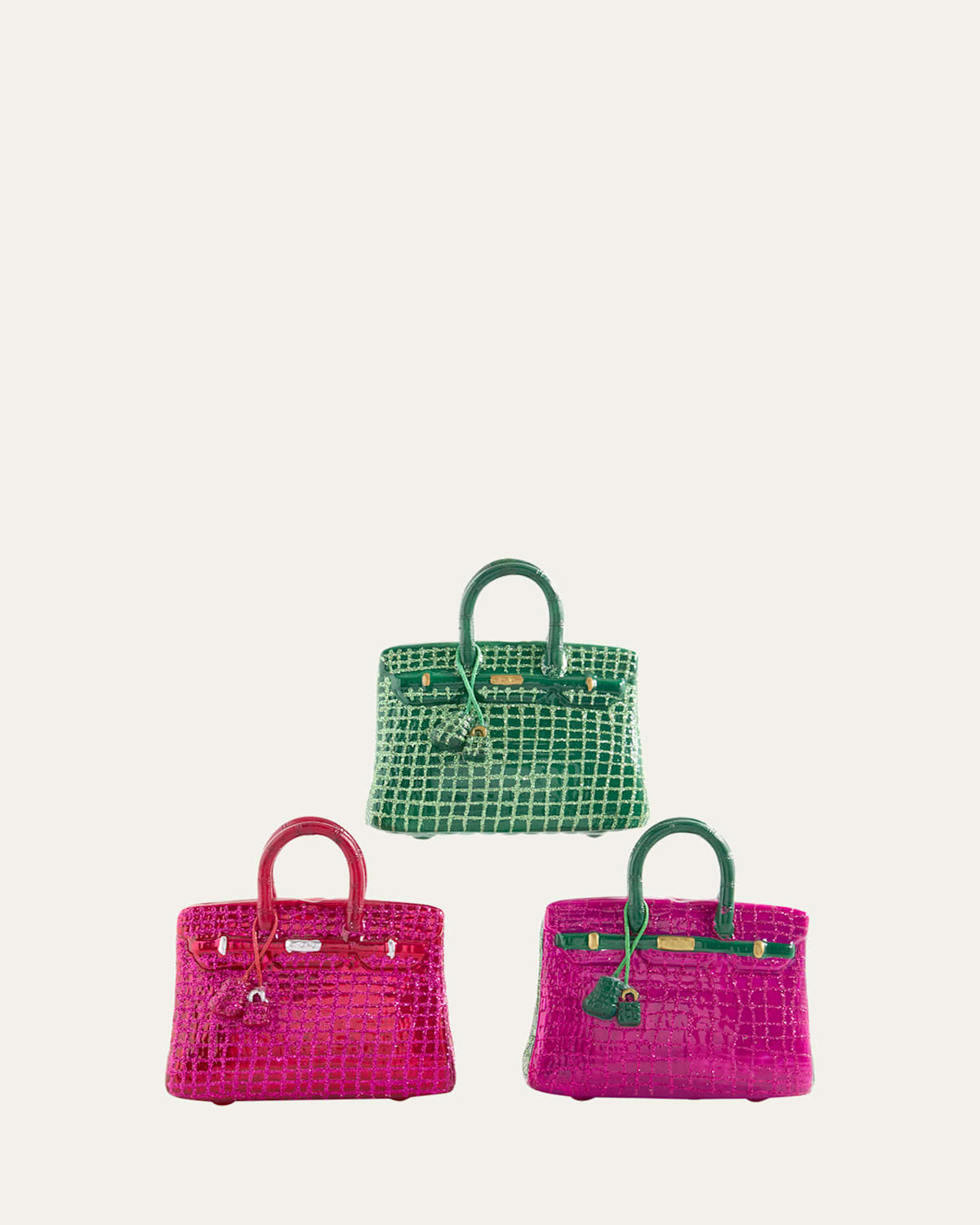 Cody Foster & Co Haute Handbag Christmas Ornament In Multi