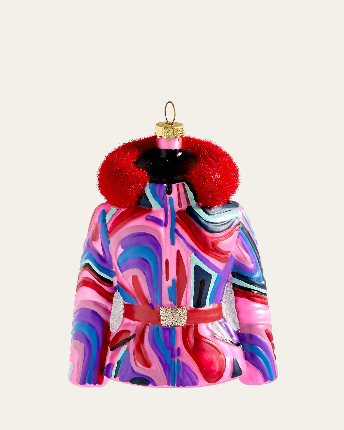 Cody Foster & Co Apres Ski Jacket Christmas Ornament In Multi